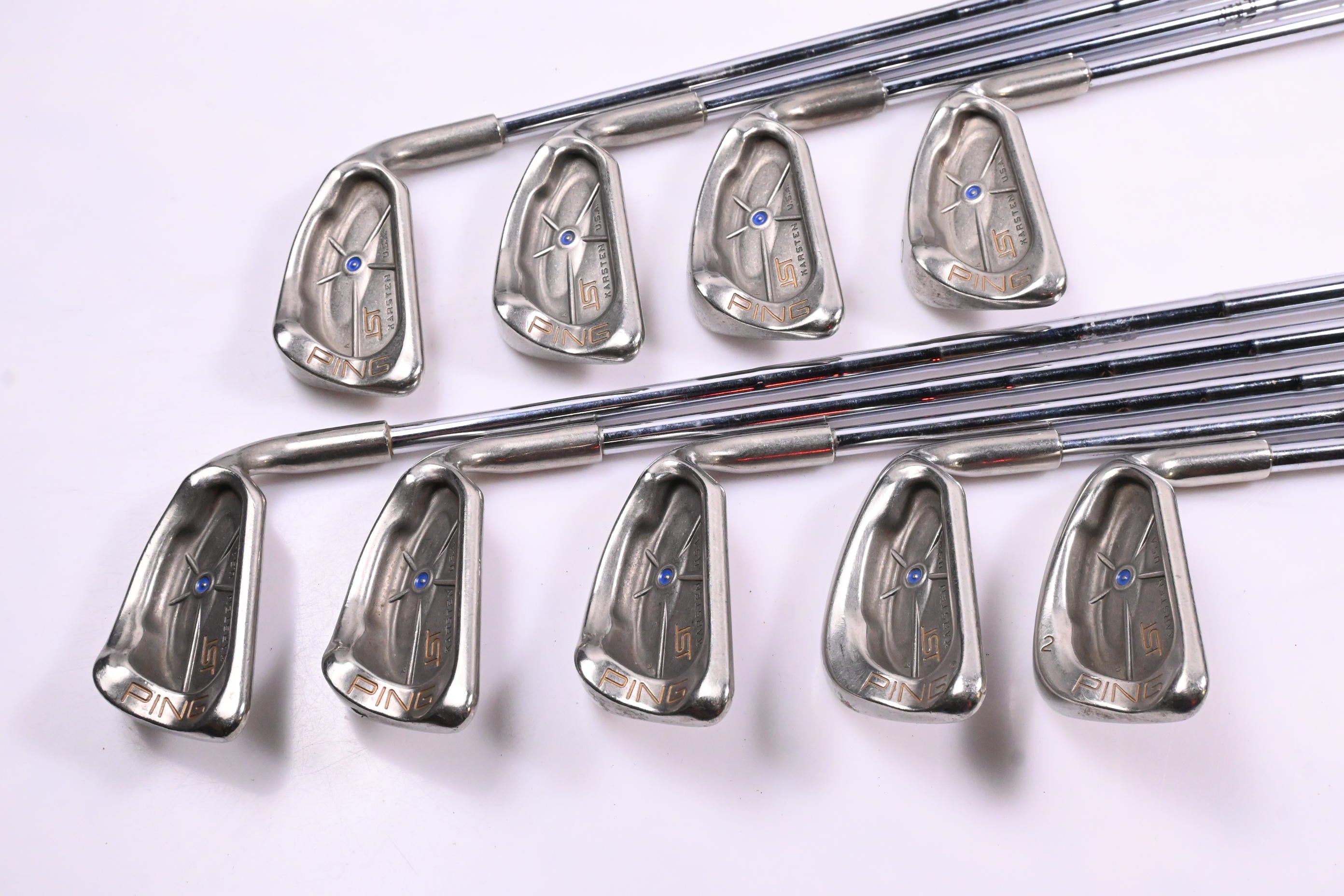 Ping ISI Karsten Irons / 3-PW+SW / Blue Dot / Stiff Flex Ping Z-Z65 Shaft
