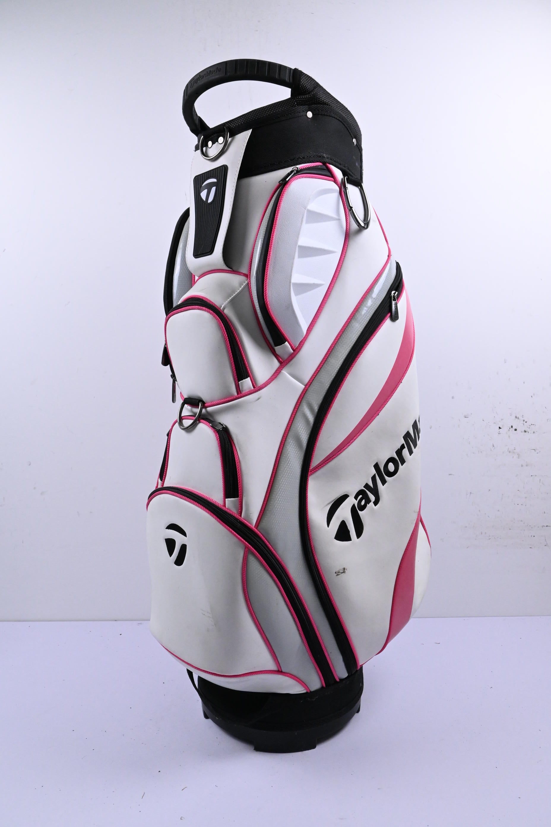 Taylormade Cart Bag / 14-Way Divder / White, Pink & Black