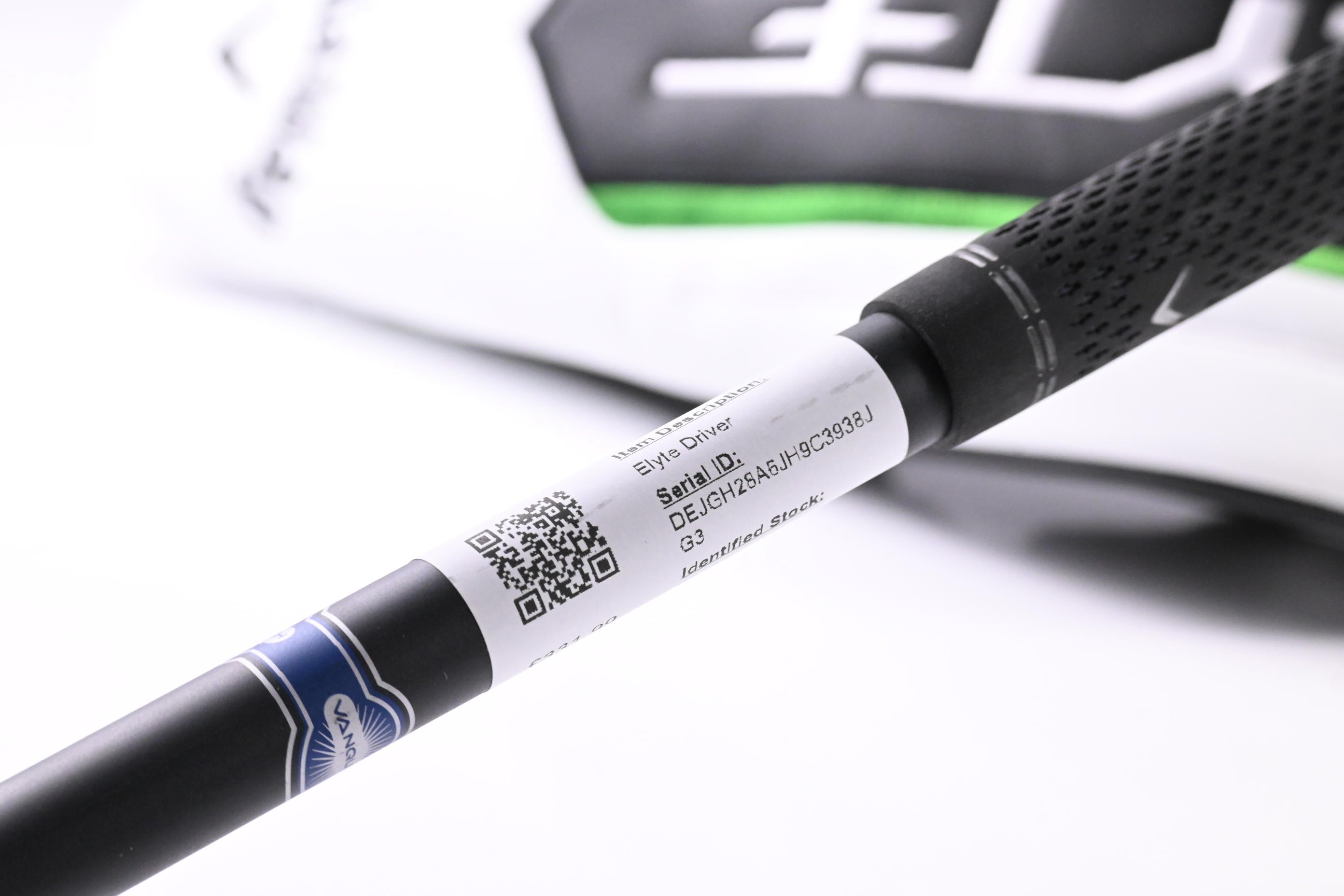 Callaway Elyte Driver / 9 Degree / Regular Flex Vanquish 4 Shaft