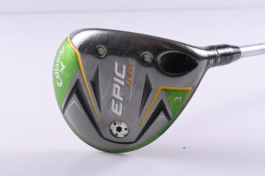 Callaway Epic Flash #3 Wood / 15 Degree / Regular Flex EvenFlow Riptide Green 65