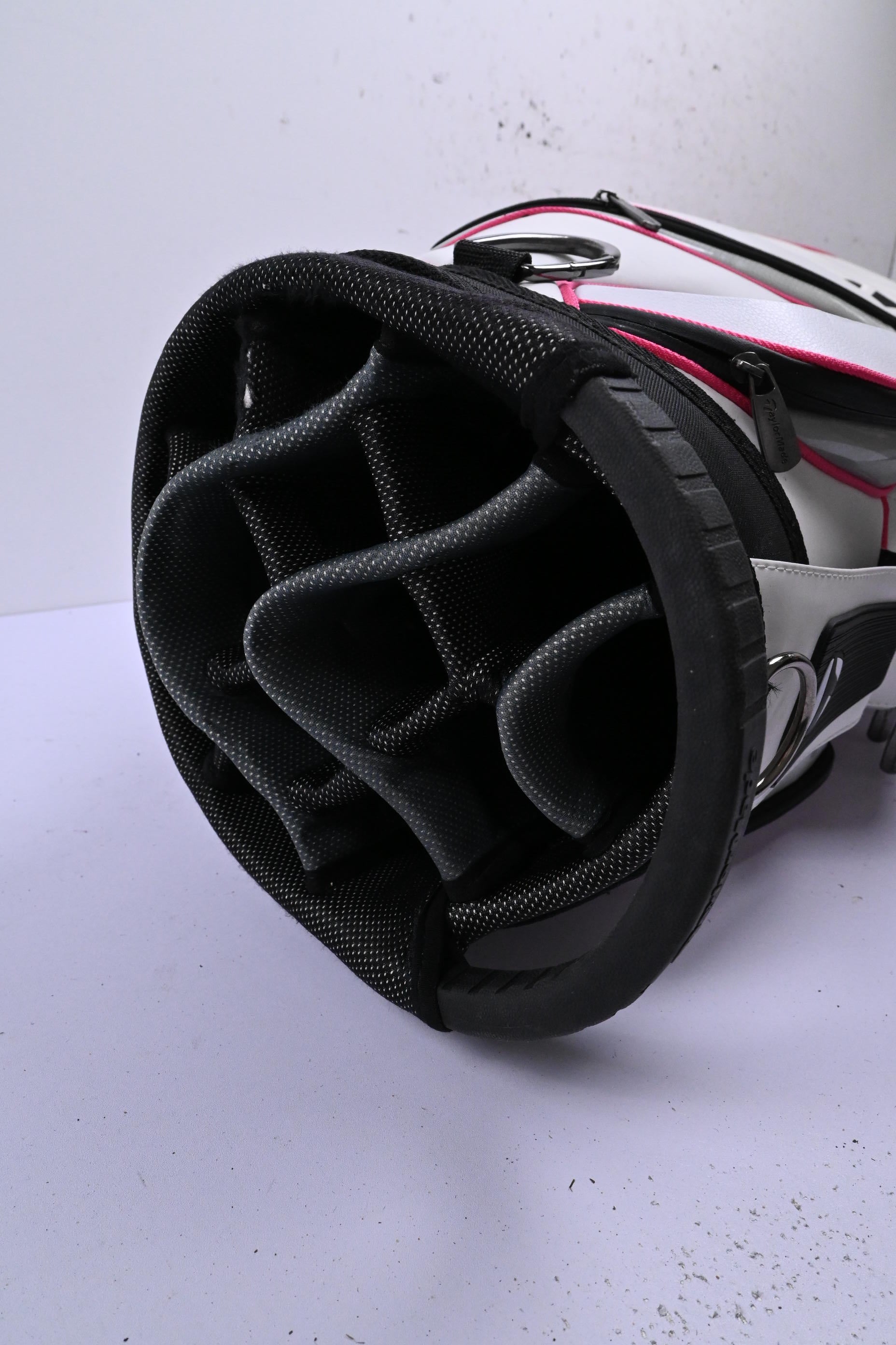 Taylormade Cart Bag / 14-Way Divder / White, Pink & Black