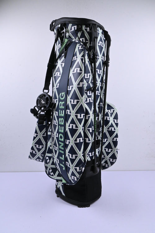Vessel X J.Lindeberg Play Stand Bag / 6-Way Divider / Navy & Green