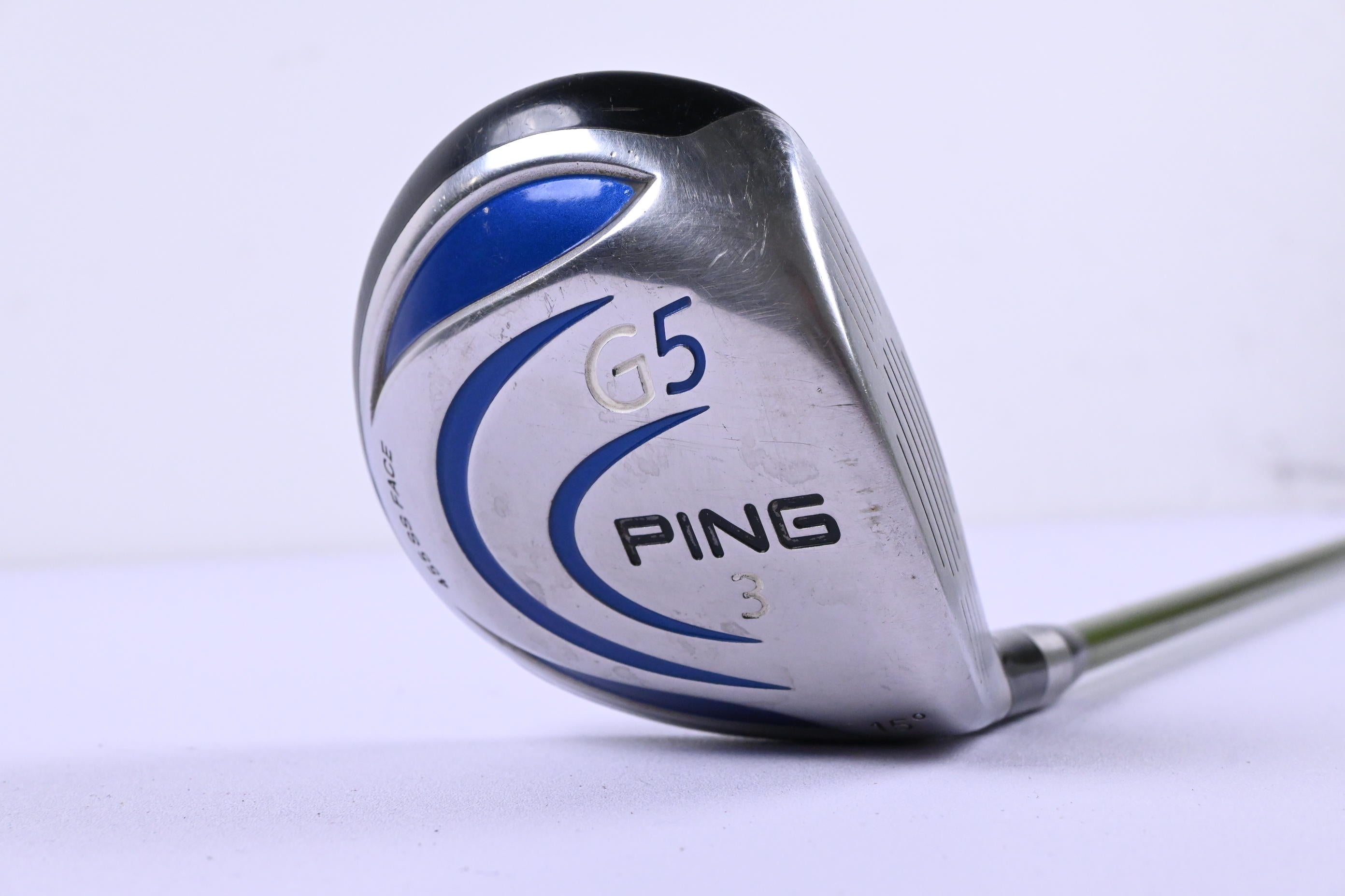 Ping G5 #3 Wood / 15 Degree / Regular Flex Aldila NV Green 75 Shaft