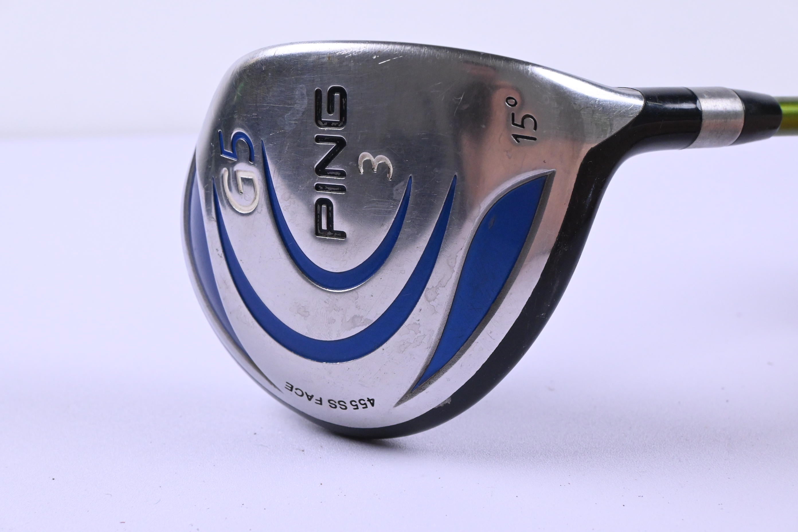 Ping G5 #3 Wood / 15 Degree / Regular Flex Aldila NV Green 75 Shaft