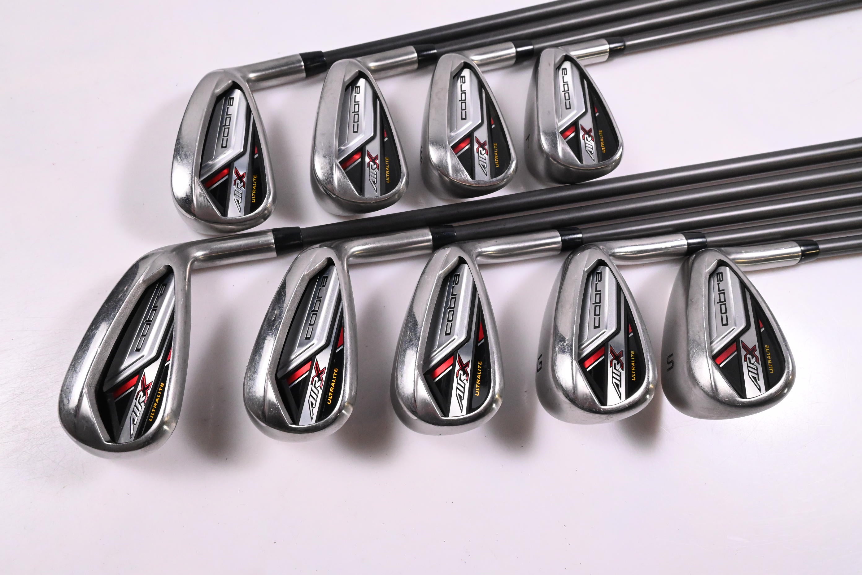 Cobra Air-X 2.0 Irons / 4-PW+GW+SW / Regular Flex Cobra UltraLite 50 Shafts
