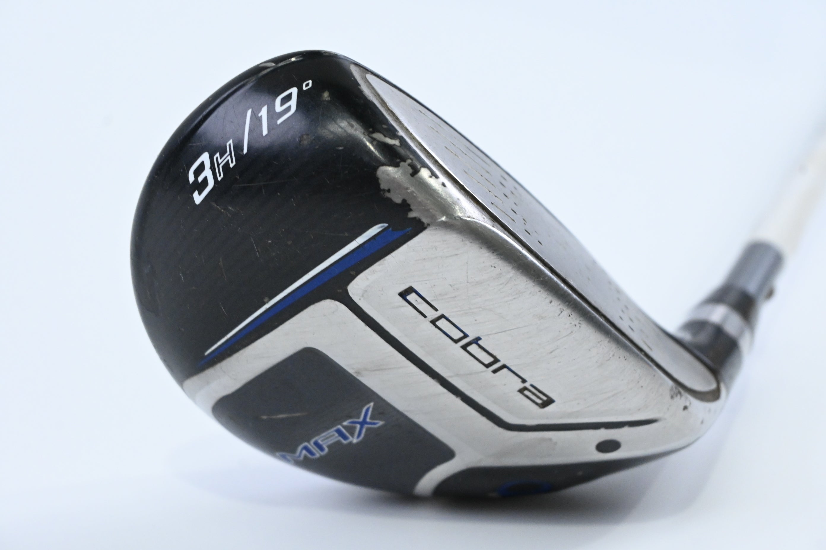 Cobra Max #3 Hybrid / 19 Degree / Regular Flex Cobra Max White Tie X4 58 Shaft