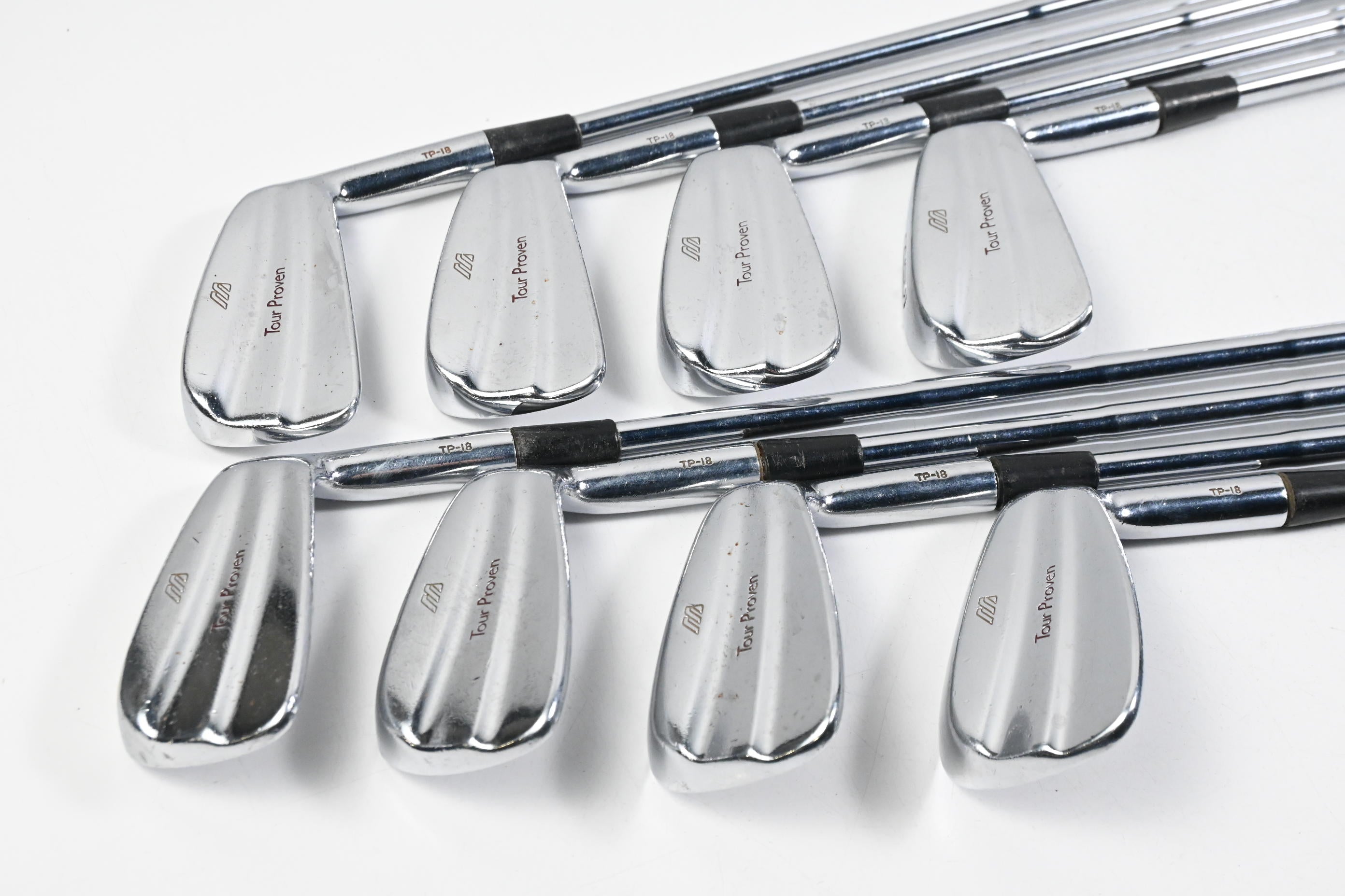 Mizuno TP-18 Irons / 3-PW / Stiff Flex Precision Rifle Shafts