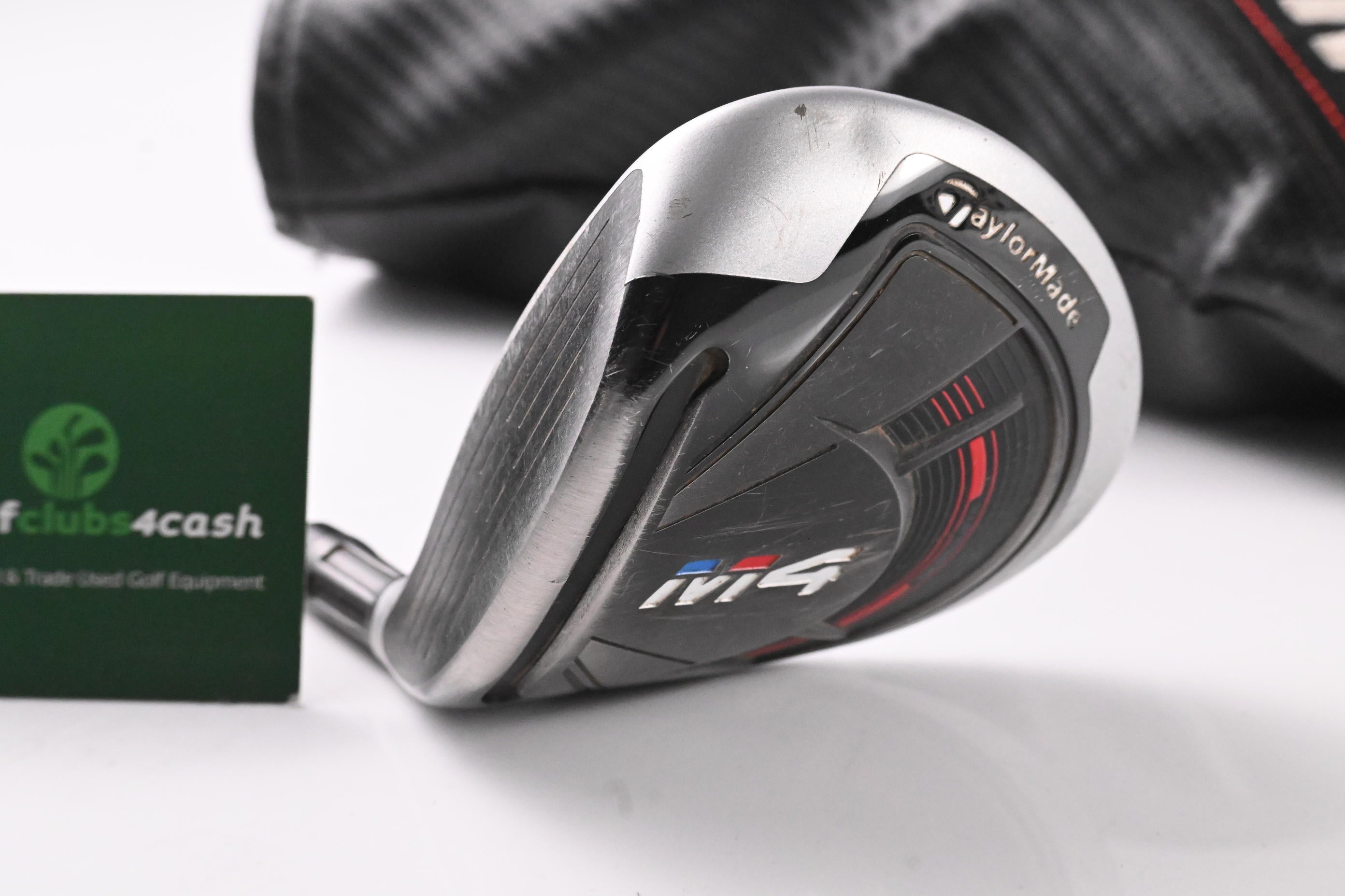 Left Hand Taylormade M4 #3 Wood / 16.5 Degree / Stiff Flex Fujikura Atmos Red 6