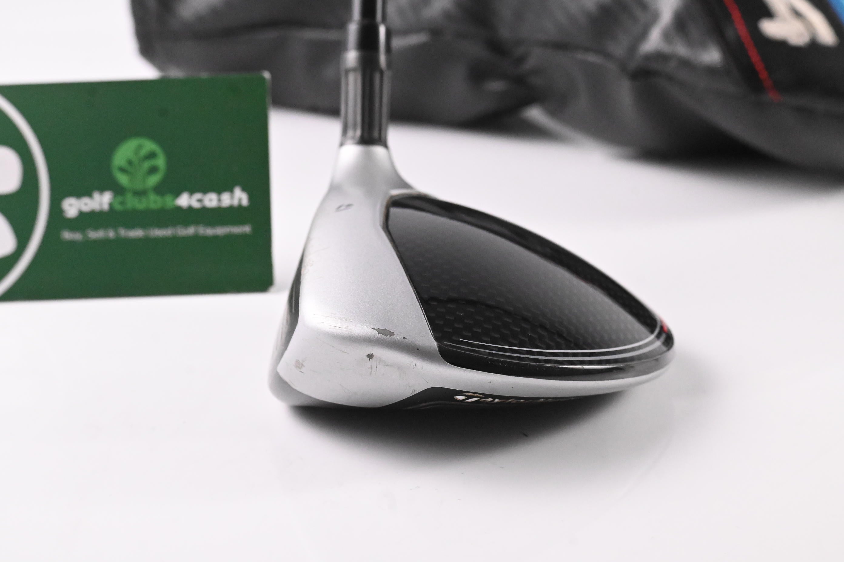 Left Hand Taylormade M4 #3 Wood / 16.5 Degree / Stiff Flex Fujikura Atmos Red 6