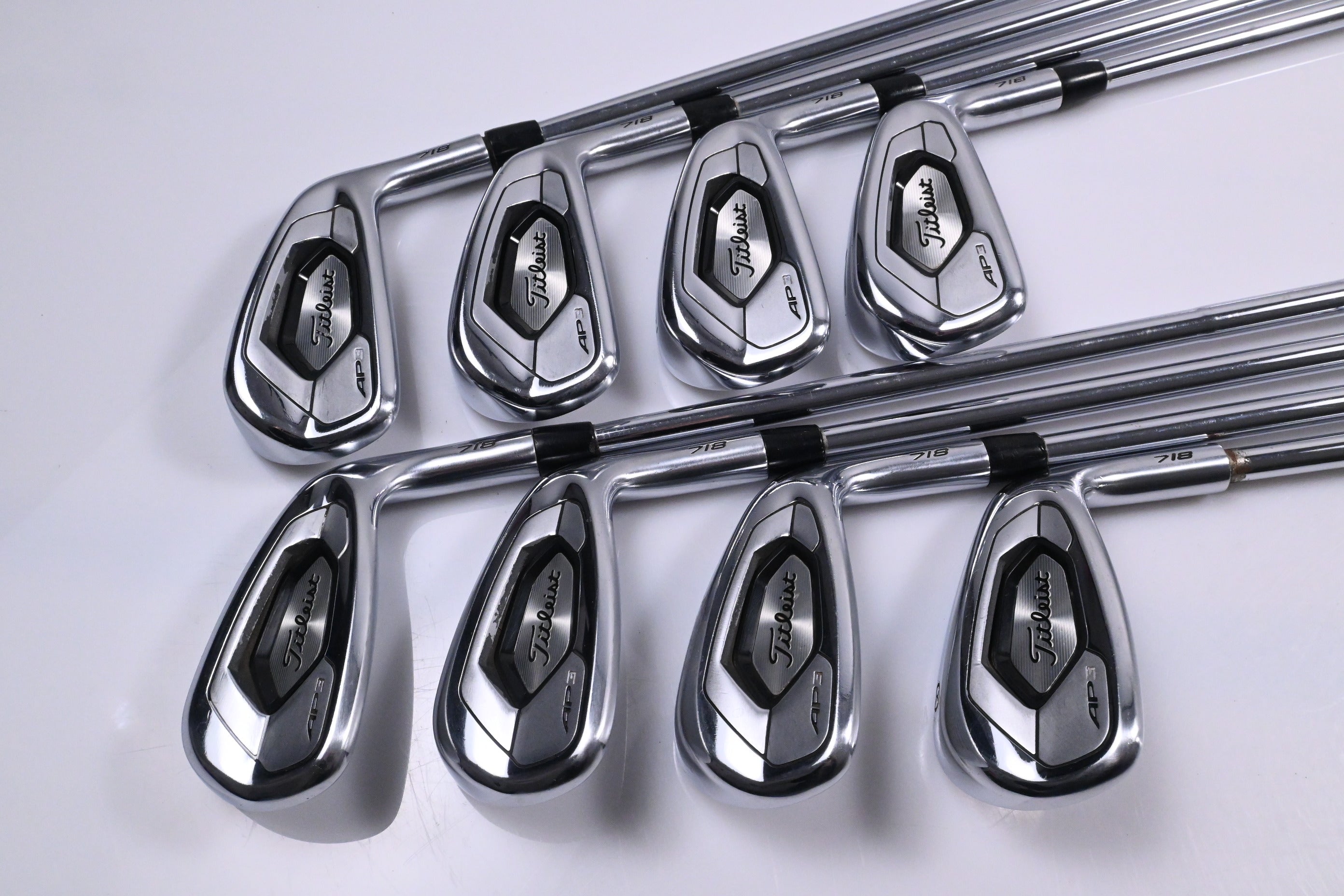Titleist 718 AP3 Irons / 4-PW+48° / X-Flex AMT Tour White X100 Shafts