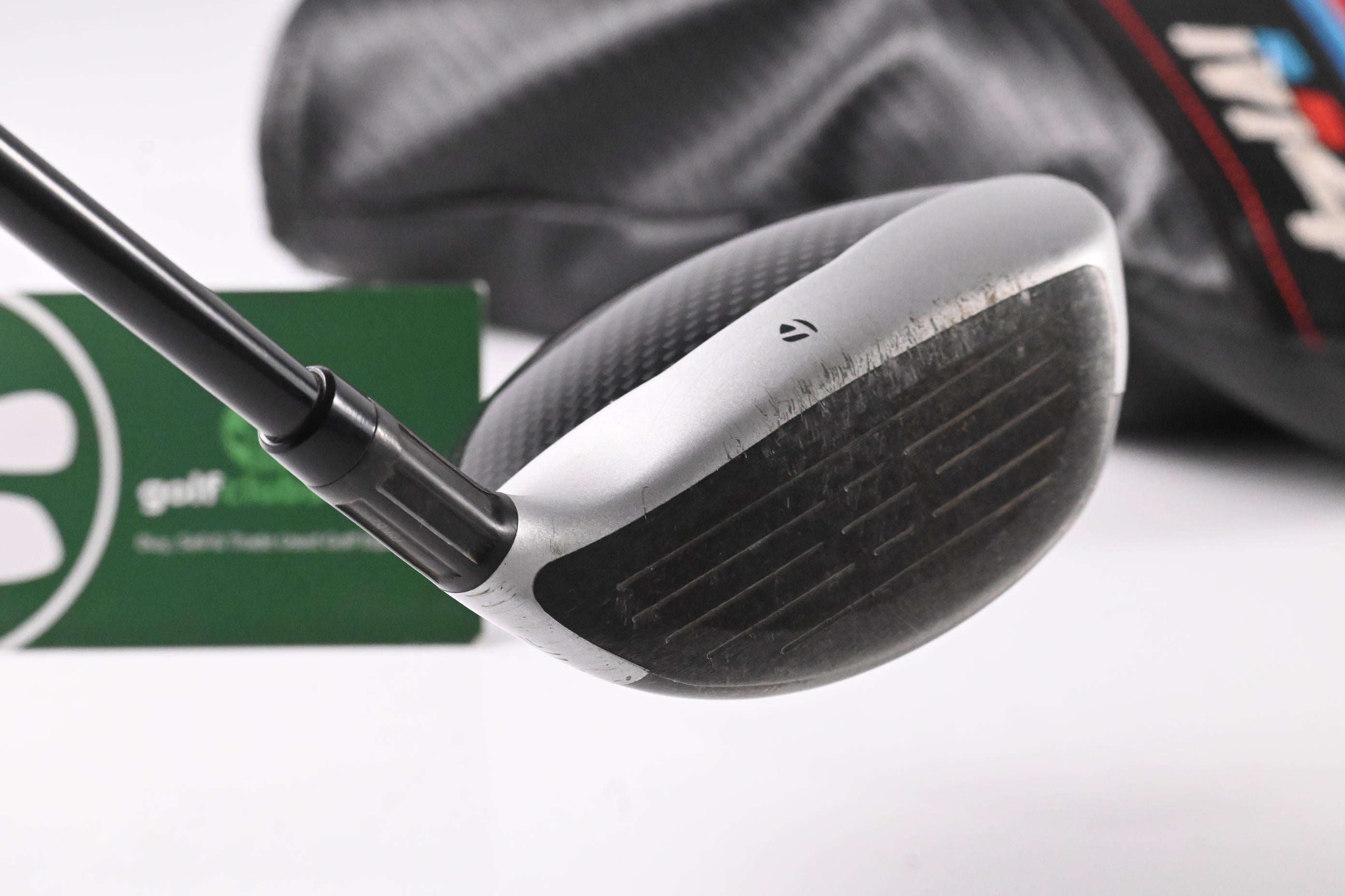 Left Hand Taylormade M4 #3 Wood / 16.5 Degree / Stiff Flex Fujikura Atmos Red 6