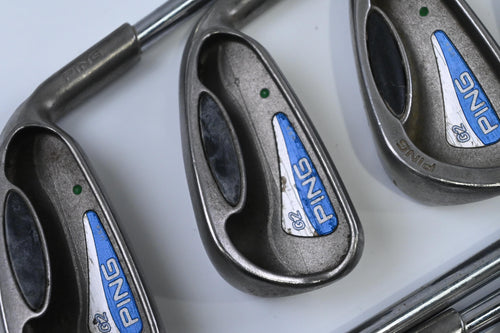Ping G2 Irons / 4-PW+SW / Green Dot / Regular Flex Steel Shafts