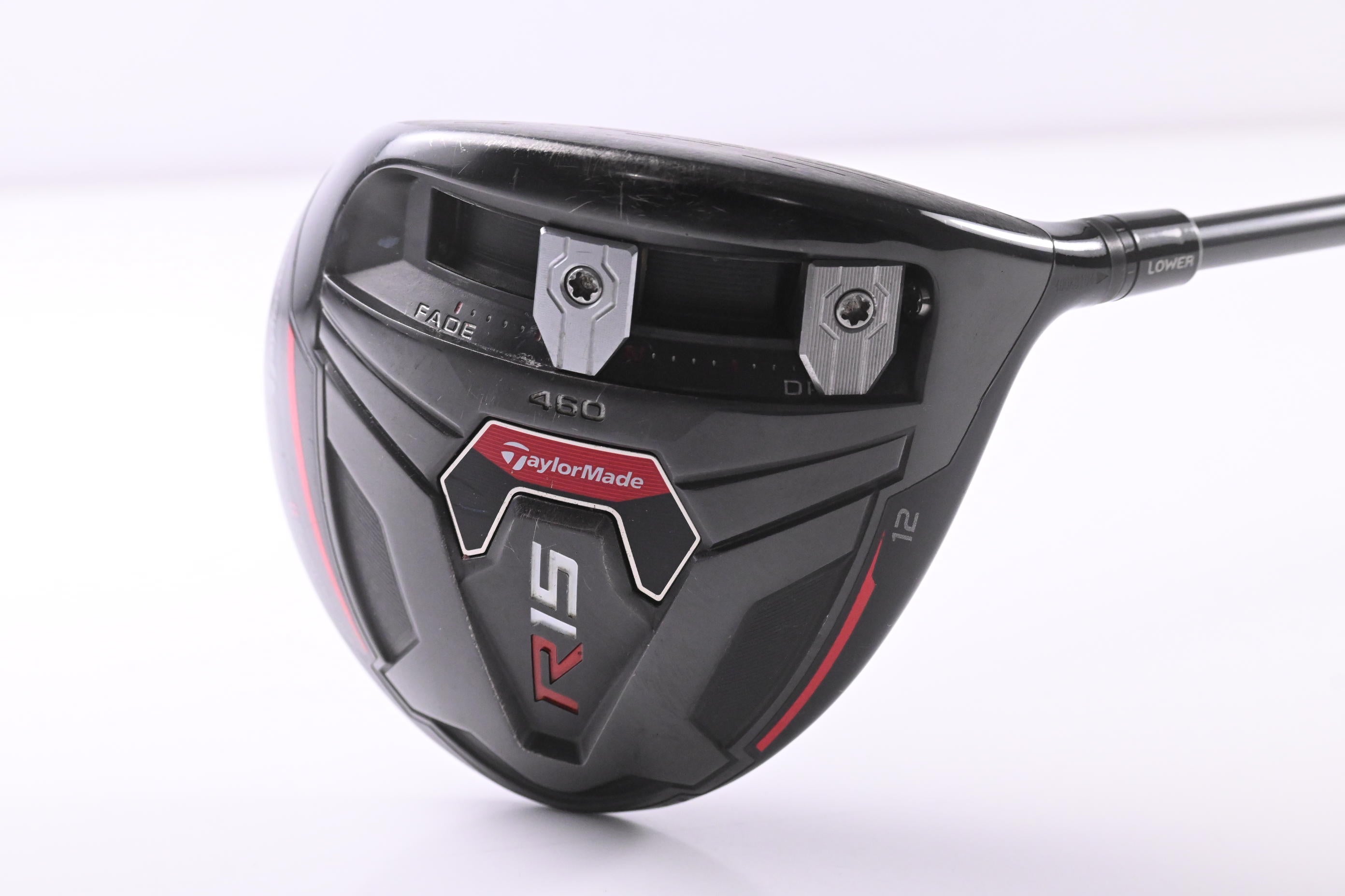 Taylormade R15 Black Driver / 12 Degree / Stiff Flex Fujikura Speeder 57 Shaft