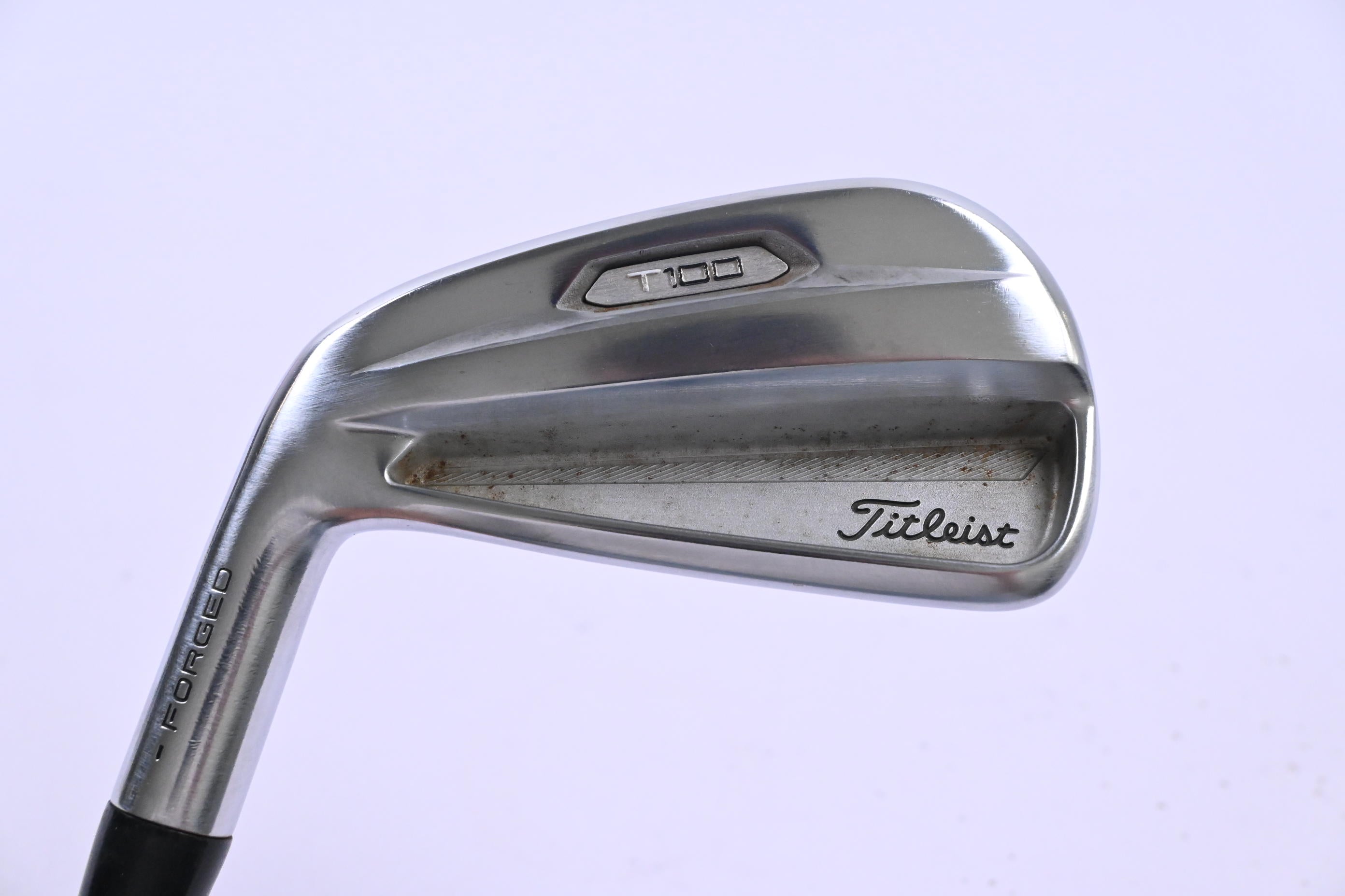 Left Hand Titleist T100 2021 #4 Iron / 24 Degree / X-Flex Project X Rifle Shaft