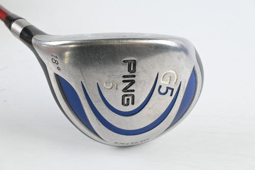 Left Hand Ping G5 #5 Wood / 18 Degree / Regular Flex Ping TFC 149 F Shaft