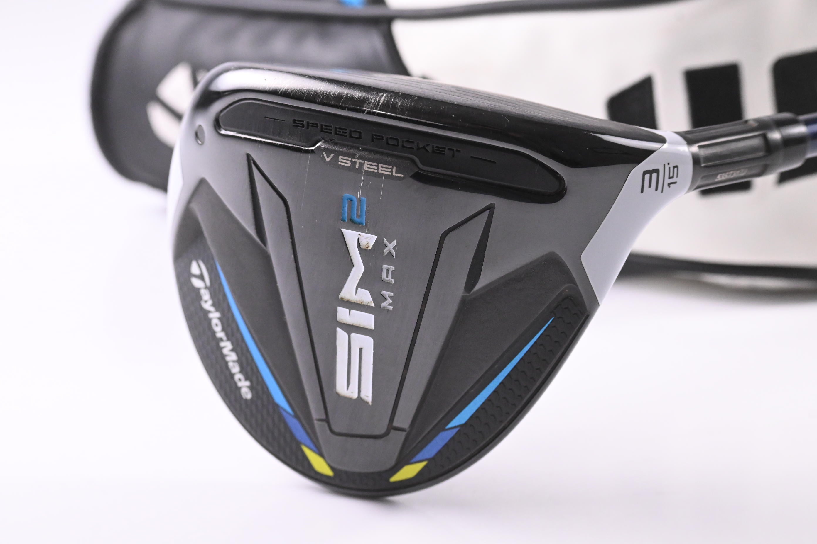Taylormade SIM2 Max #3 Wood / 15 Degree / Stiff Flex Ventus Blue 6 Shaft