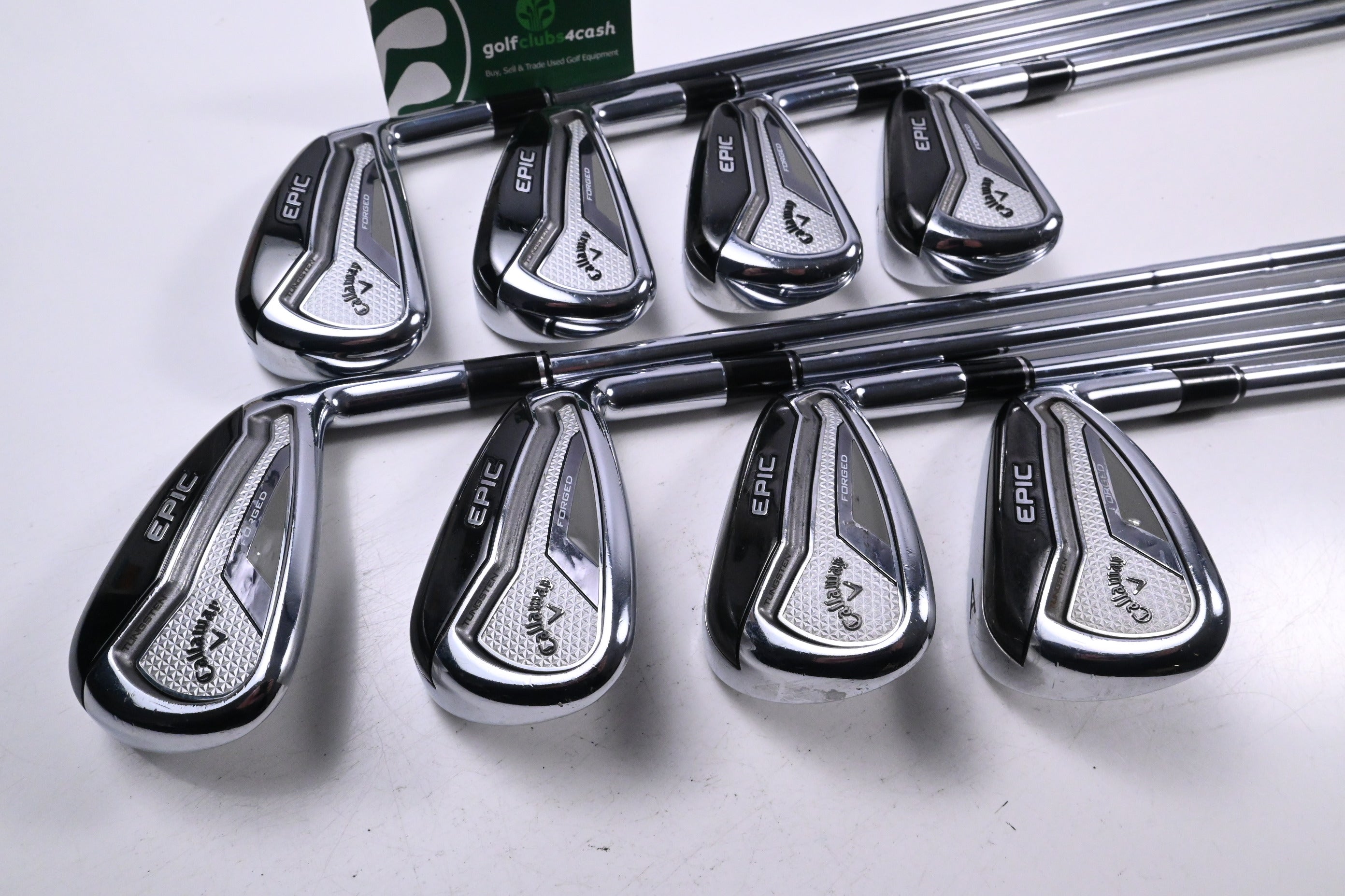 Callaway Epic Forged Irons / 4-PW+GW / Stiff Flex True Temper Elevate Tour