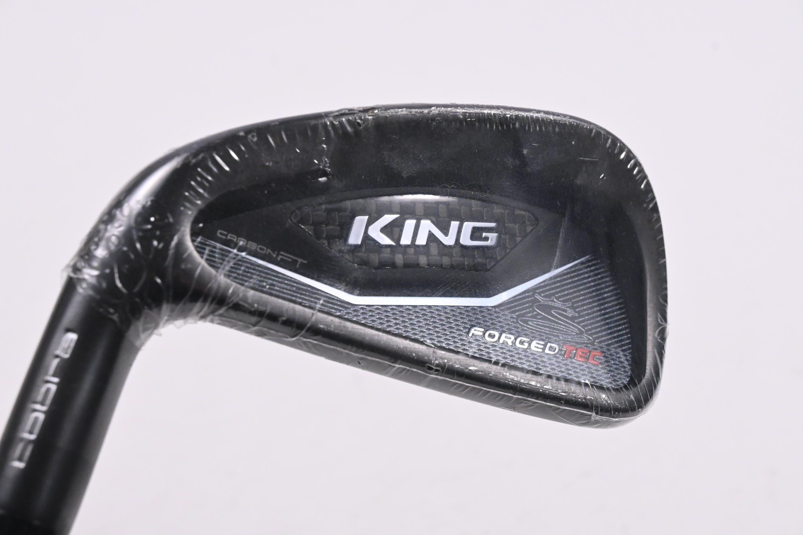 Left Hand Cobra King Forged Tec Black #4 Iron / 21 Degree / Stiff Flex KBS Tour