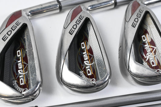 Ladies Callaway Diablo Edge Irons / 5-PW+SW / Ladies Flex Callaway 55 Shaft
