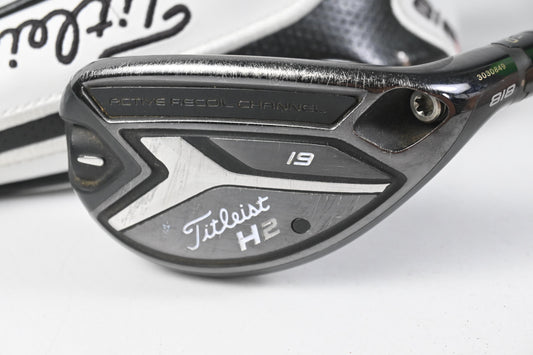 Titleist 818 H2 #3 Hybrid / 19 Degree / Stiff Flex Aldila Rogue M.AX 85 Shaft