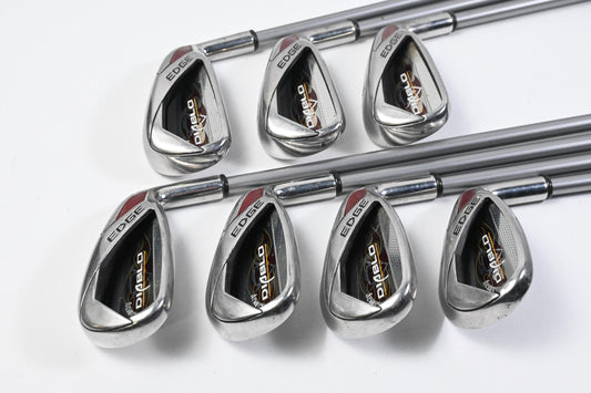 Ladies Callaway Diablo Edge Irons / 5-PW+SW / Ladies Flex Callaway 55 Shaft