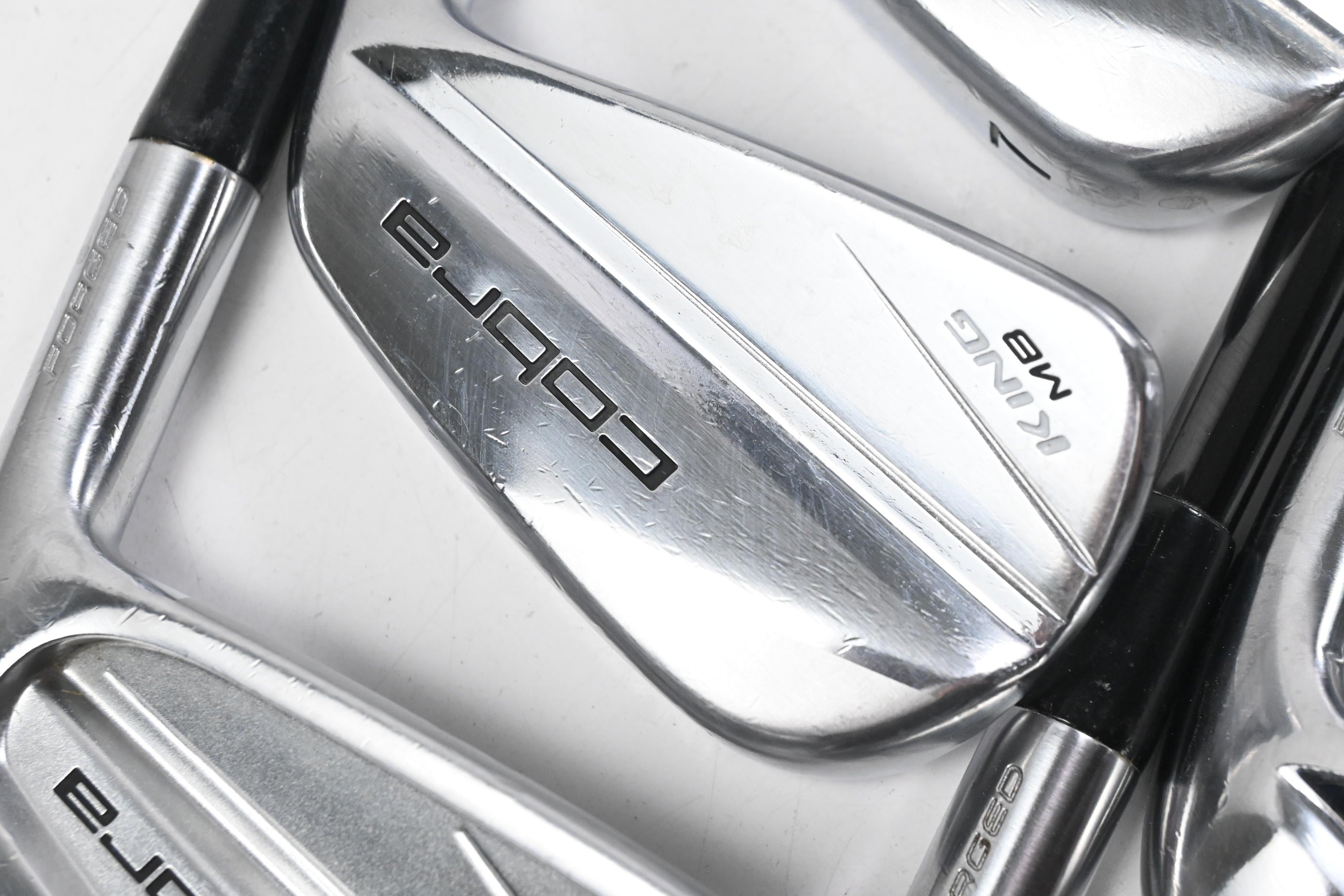 Cobra King MB/CB Combo Irons / 5-PW / Stiff Flex KBS $-Taper 120 Steel Shafts