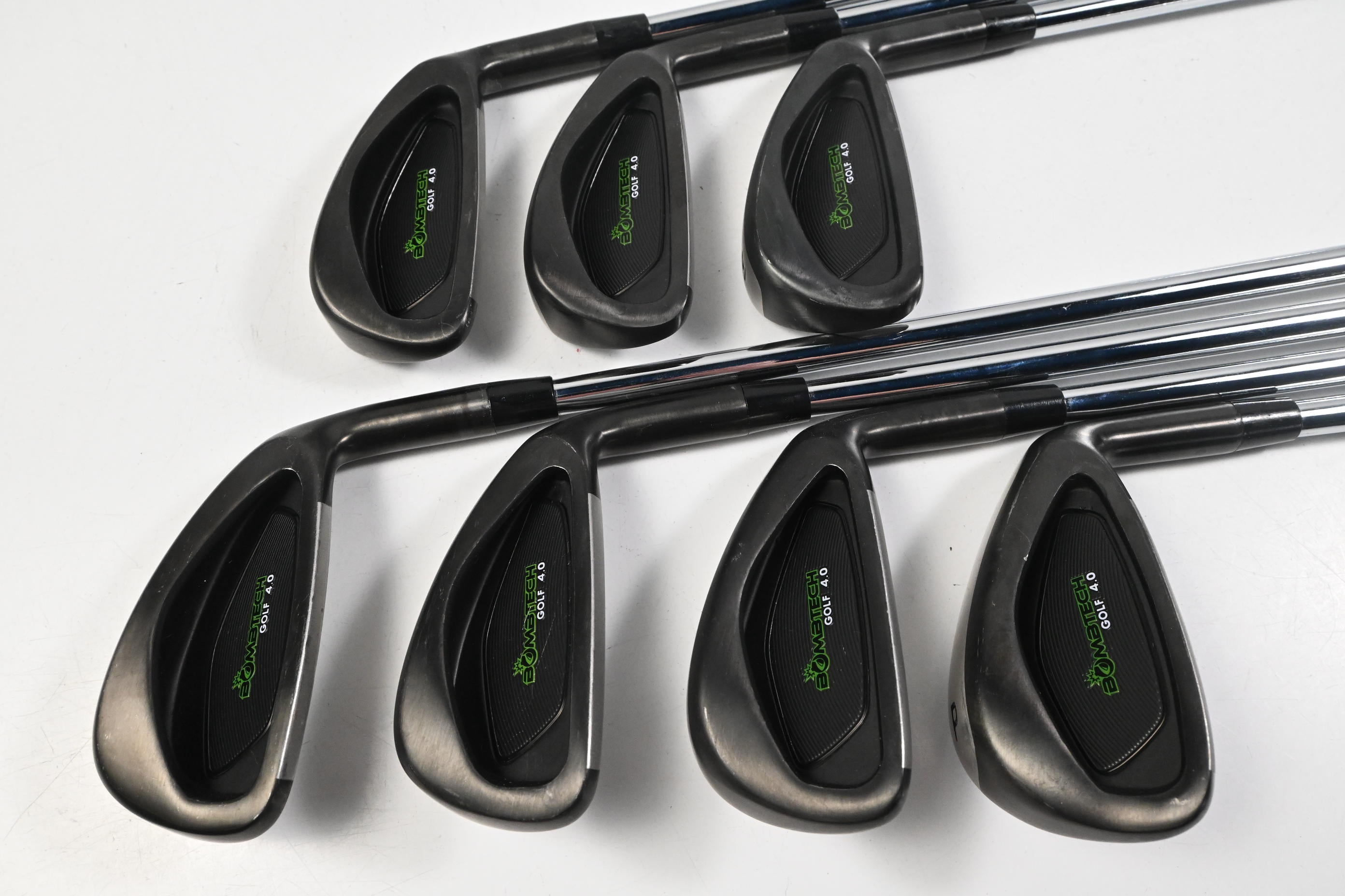 Bombtech 4.0 Irons / 4-PW / Stiff Flex Steel Shafts