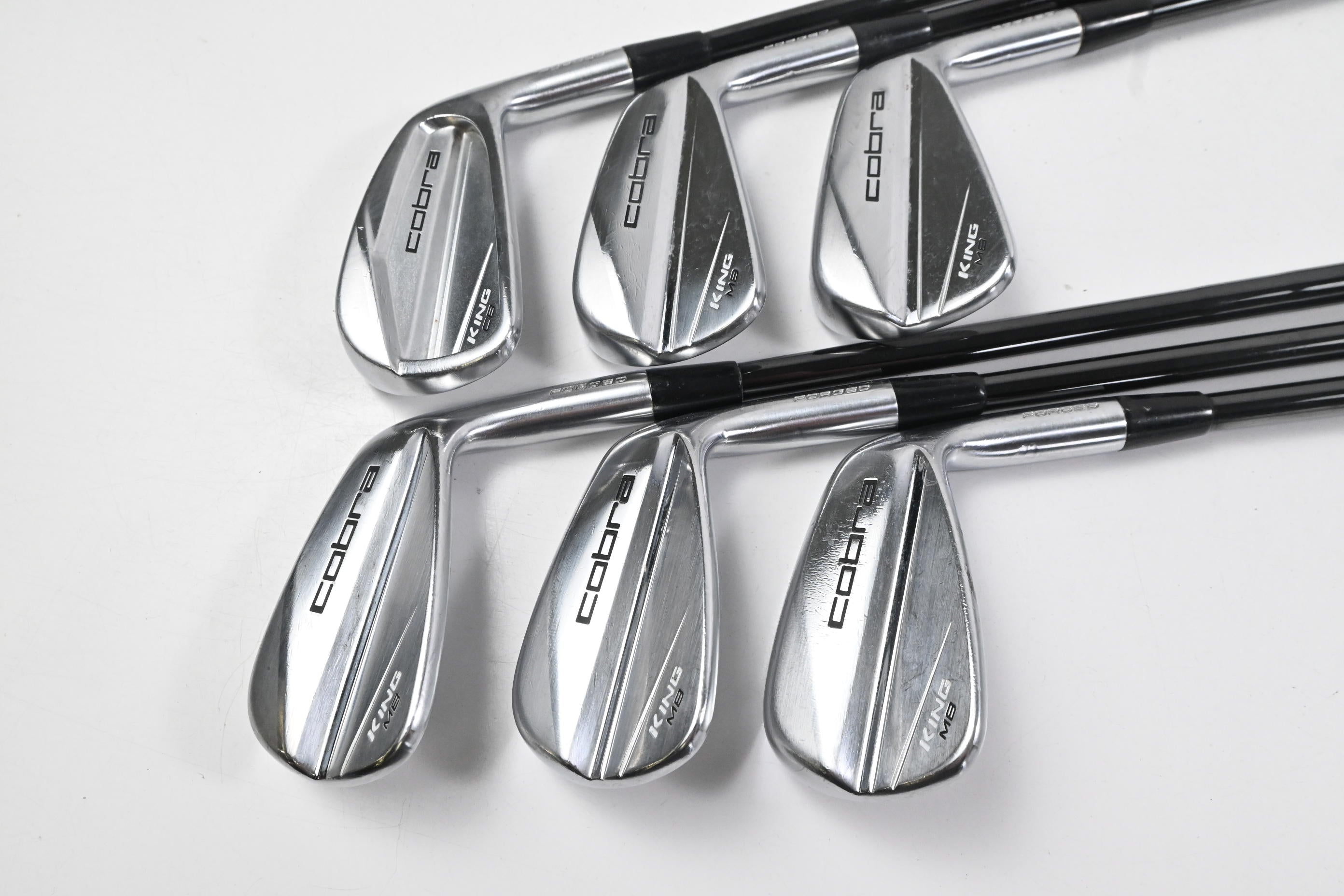 Cobra King MB/CB Combo Irons / 5-PW / Stiff Flex KBS $-Taper 120 Steel Shafts