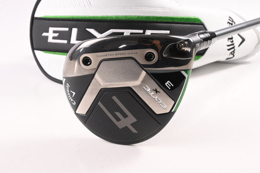 Callaway Elyte X #3 Wood / 15 Degree / Stiff Flex Denali Charcoal 70 Shaft