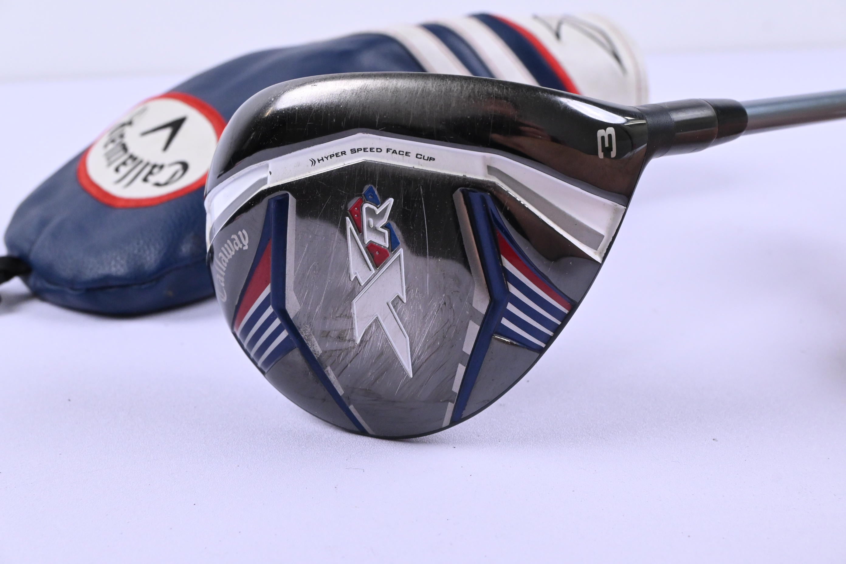 Callaway XR #3 Wood / 15 Degree / Stiff Flex OZIK MFS M4 Black Tie 75 Shaft