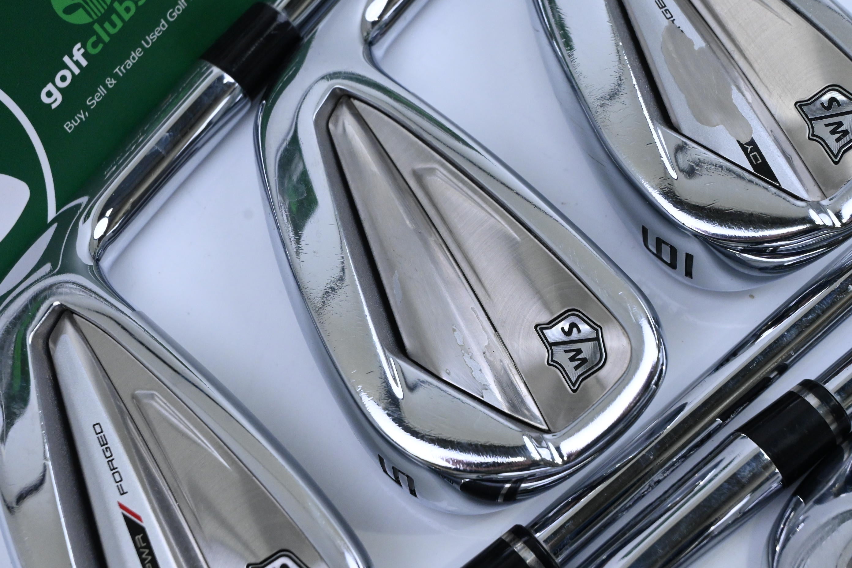Wilson DYNAPWR Forged Irons / 4-PW / Stiff Flex KBS Tour Lite Shafts