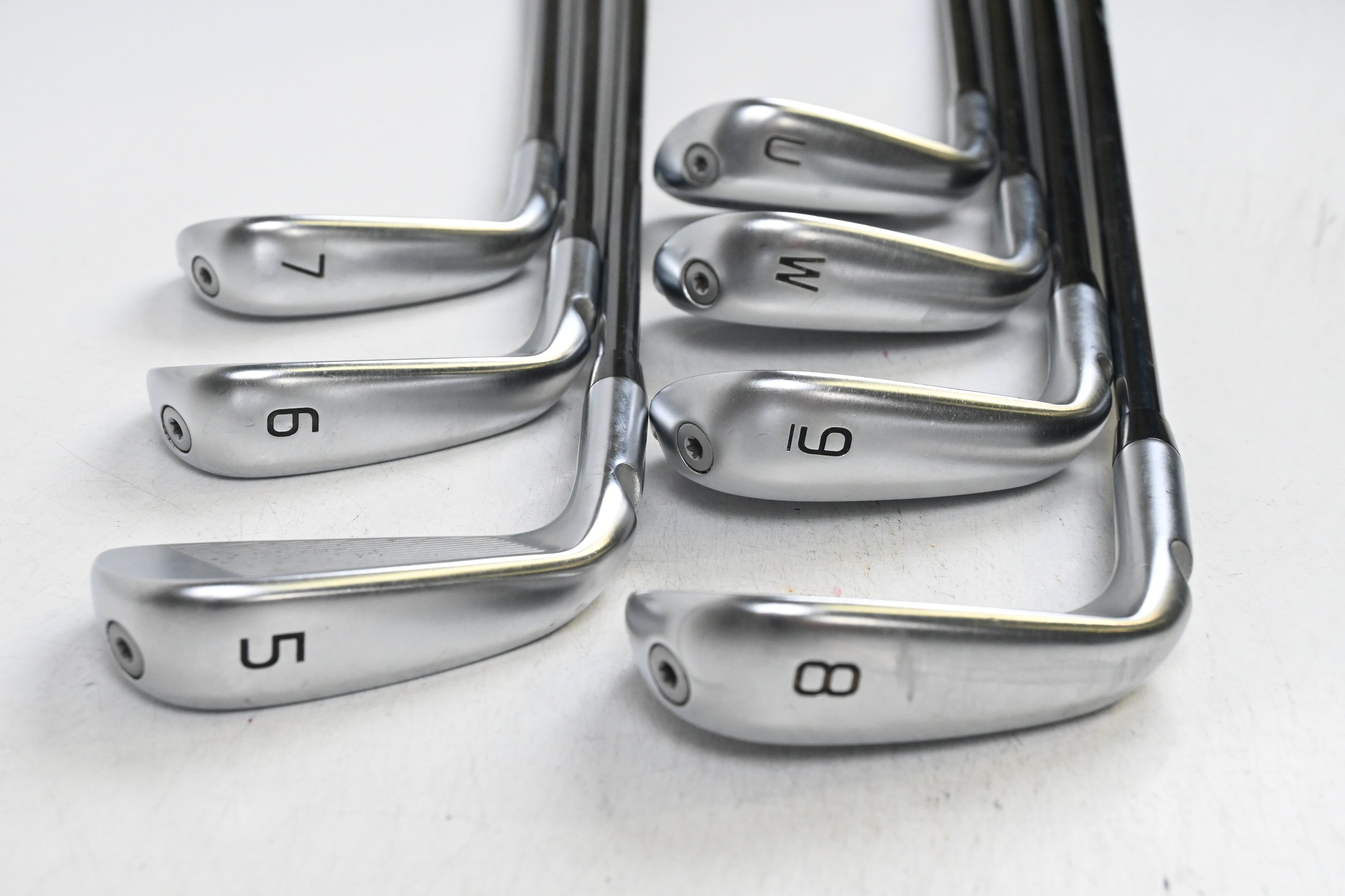 Ping i530 Irons / 5-PW+GW / Black Dot / Stiff Flex UST Mamiya Recoil Dart 75 Shafts