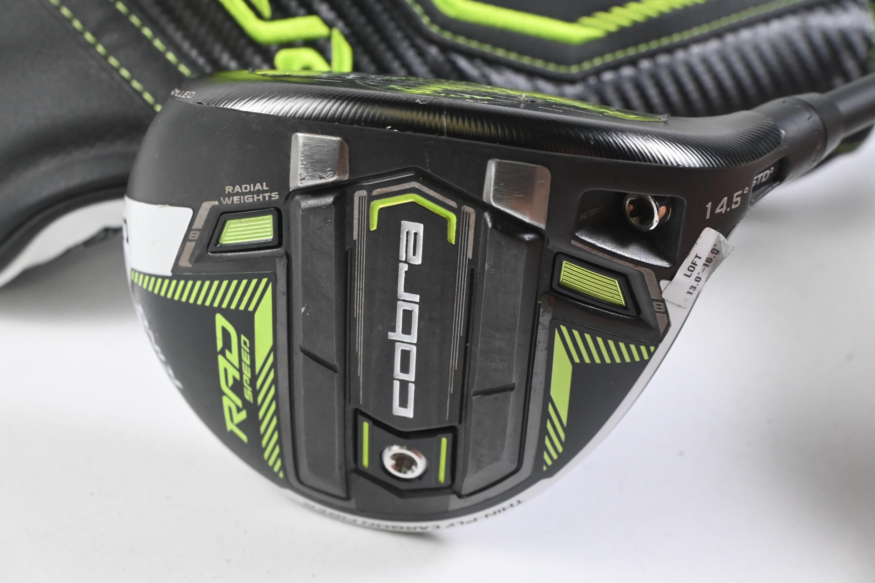 Cobra King Radspeed #3 Wood / 14.5 Degree / Stiff Flex Fujikura Motore X F3 7
