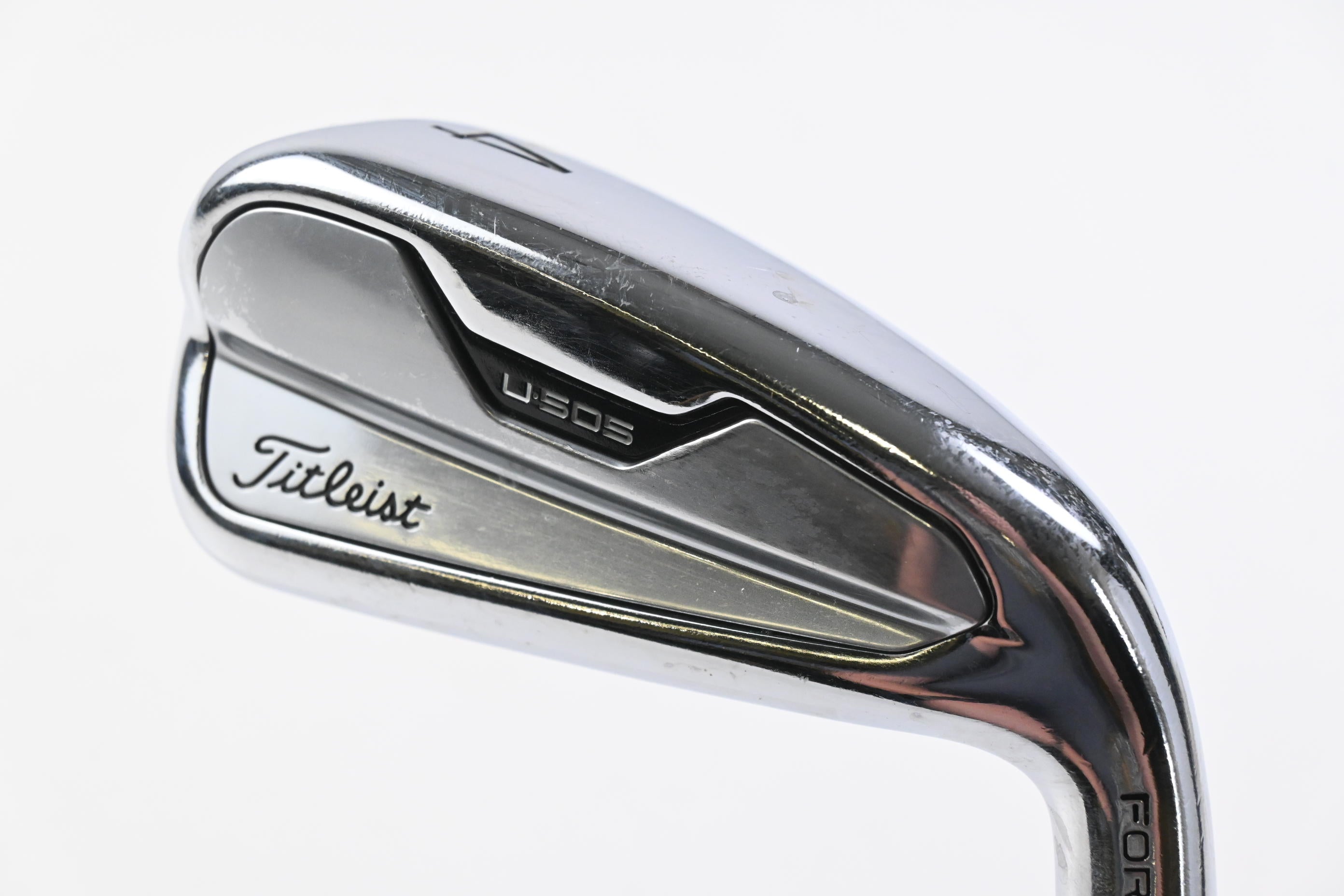 Titleist U505 #4 Iron / 22 Degree / Regular Flex HZRDUS Smoke Black RDX 80 Shaft