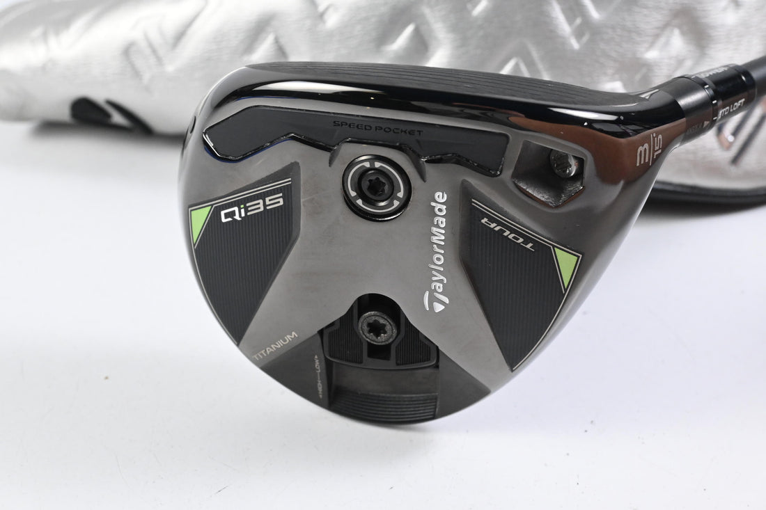 Taylormade Qi35 Tour #3 Wood / 15 Degree / Stiff Flex Hzrdus Gen 5 Black 70