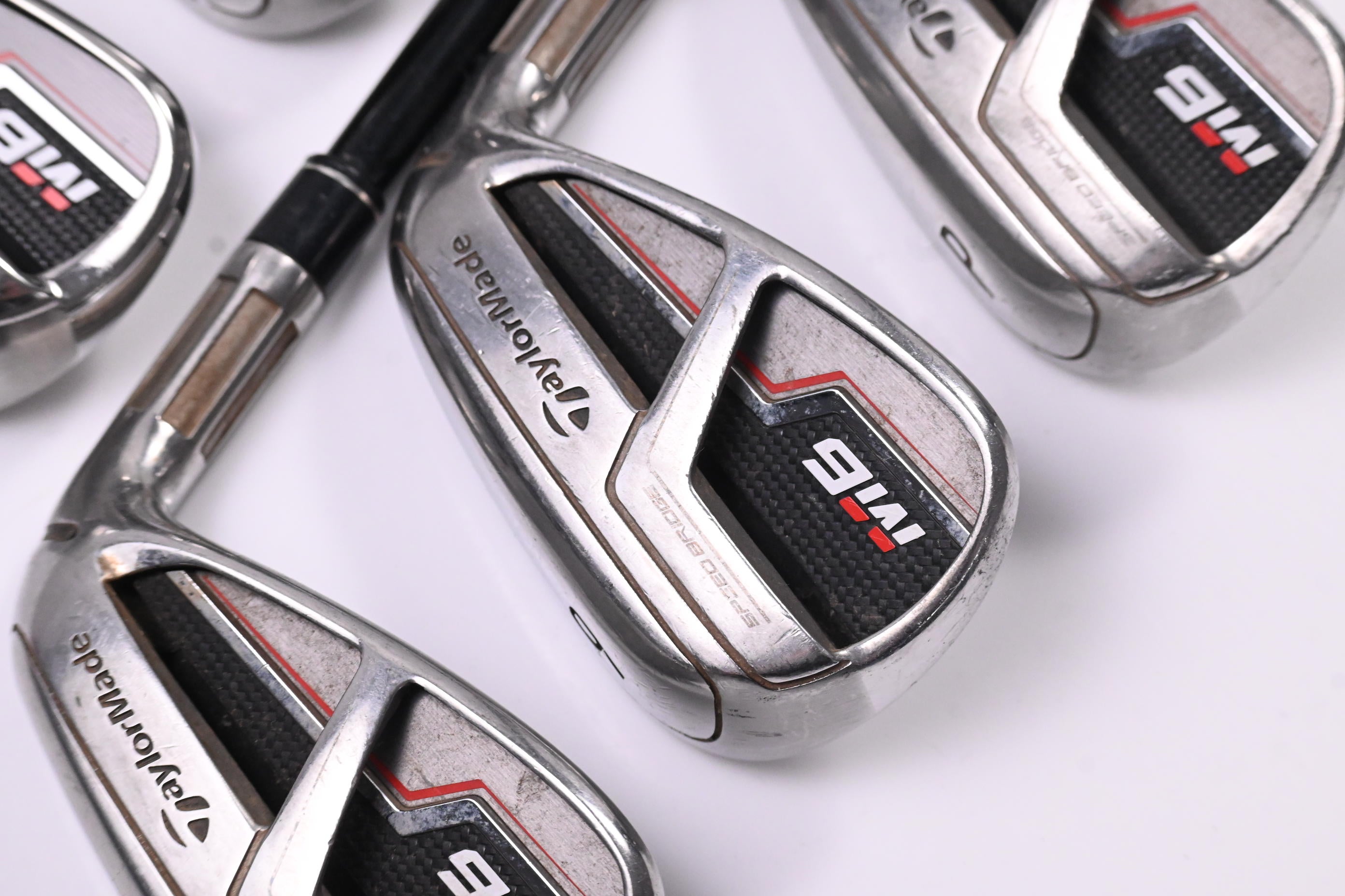 Taylormade M6 Irons / 6-PW / Senior Flex Fujikura Atmos Orange 5 Shafts