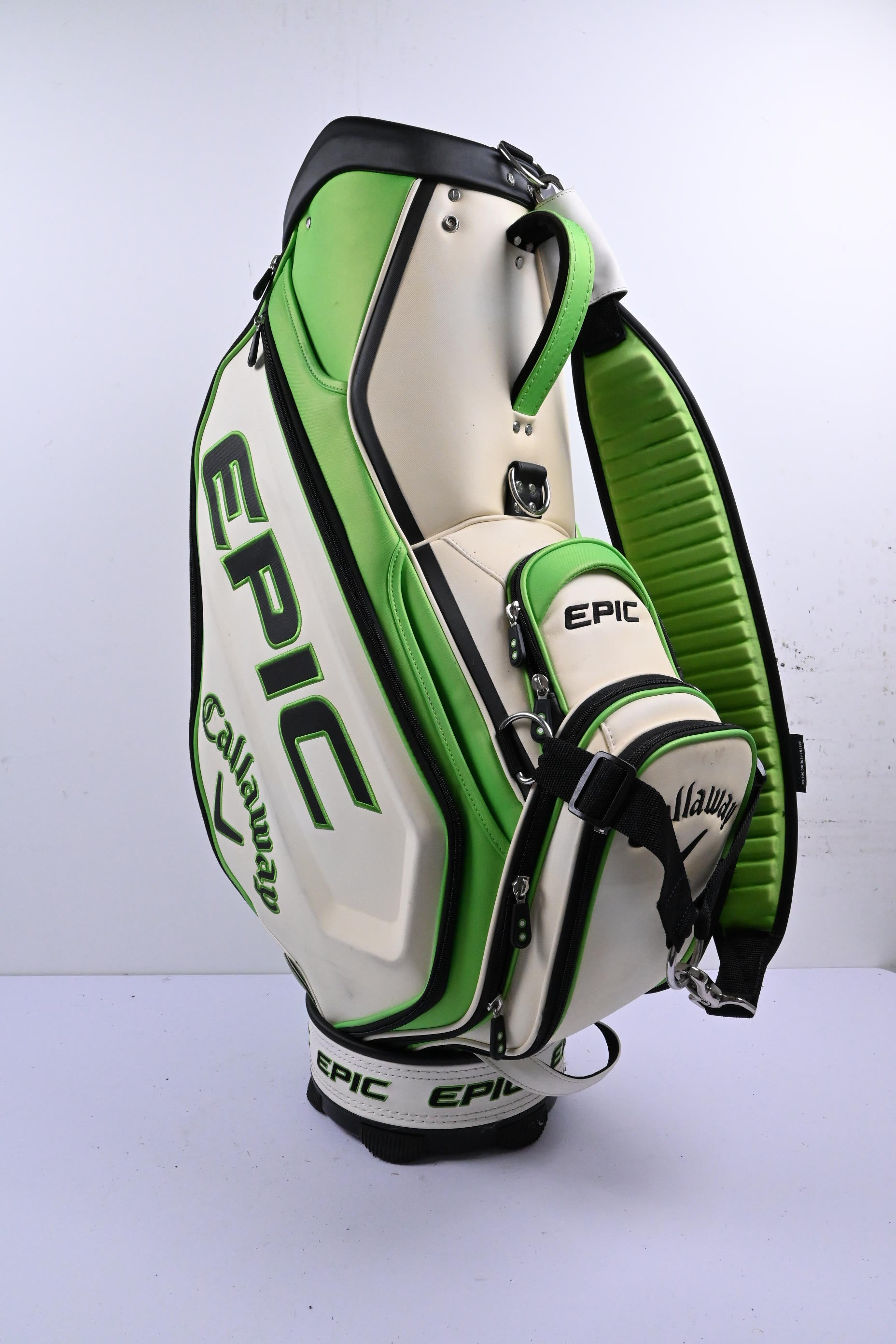 Callaway Epic Tour Bag / 6-Way Divider / White, Green & Black