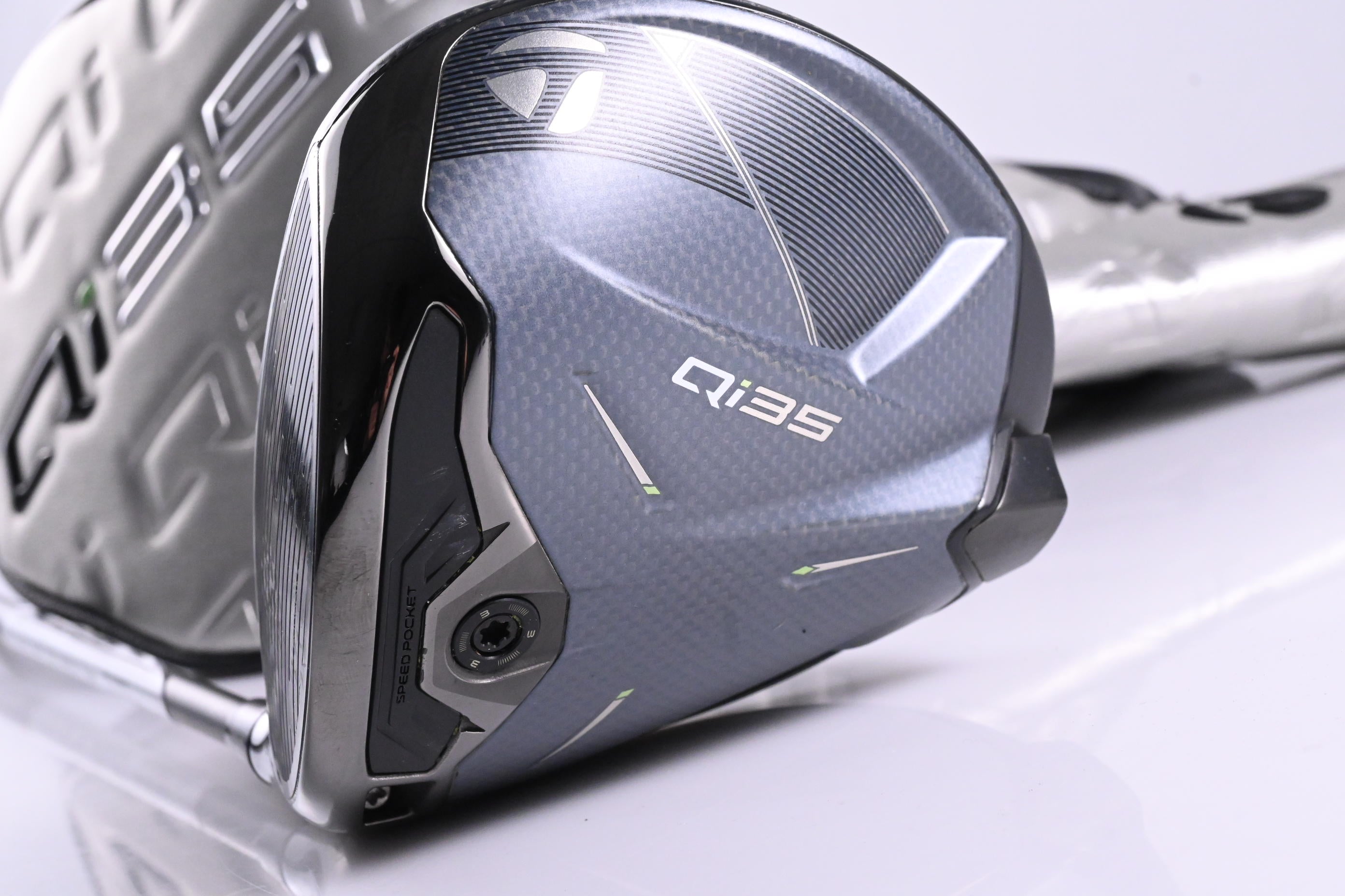 Left Hand Taylormade Qi35 Driver / 10.5 Degree / Regular Flex Ventus Blue 5