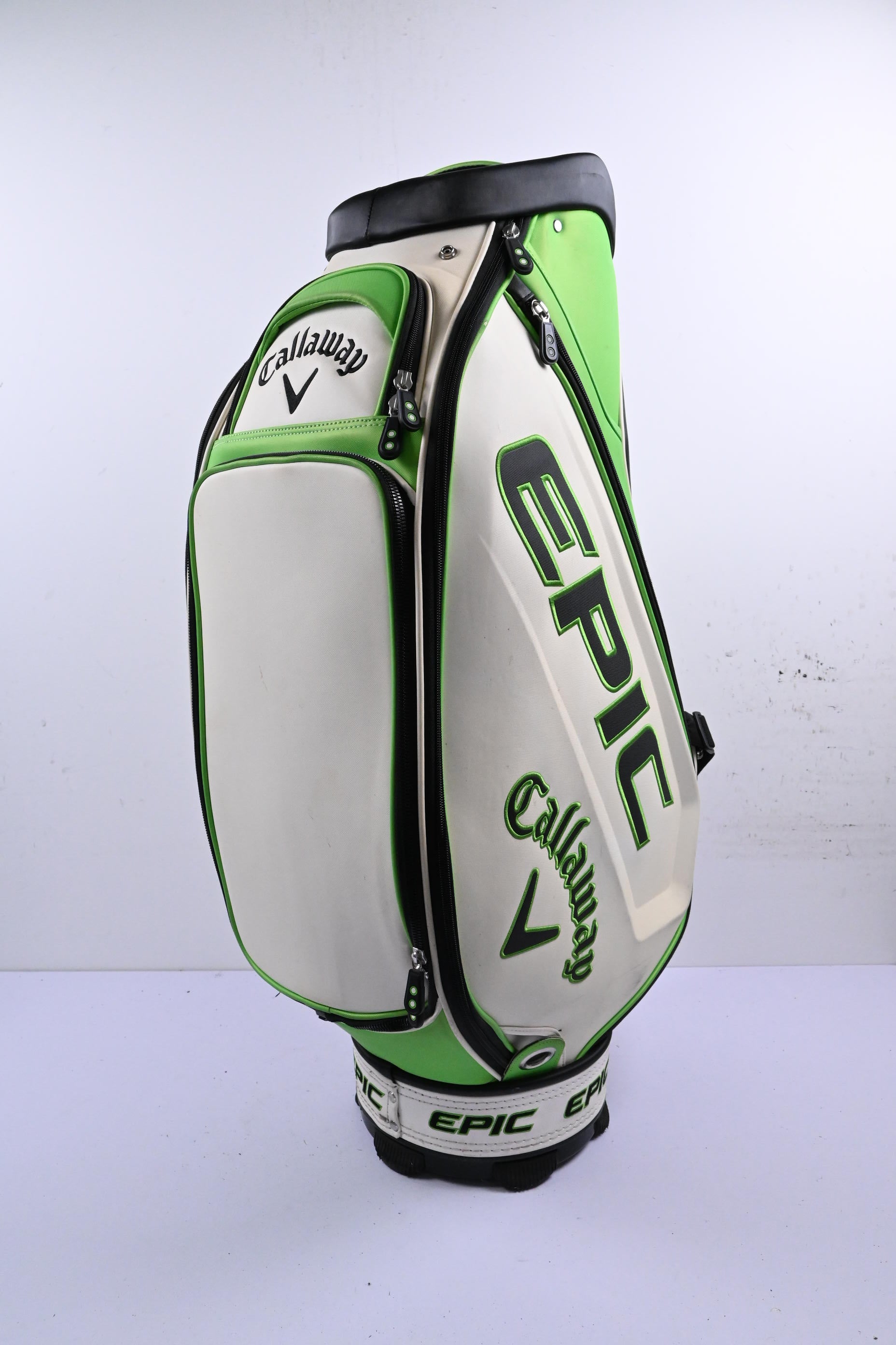 Callaway Epic Tour Bag / 6-Way Divider / White, Green & Black