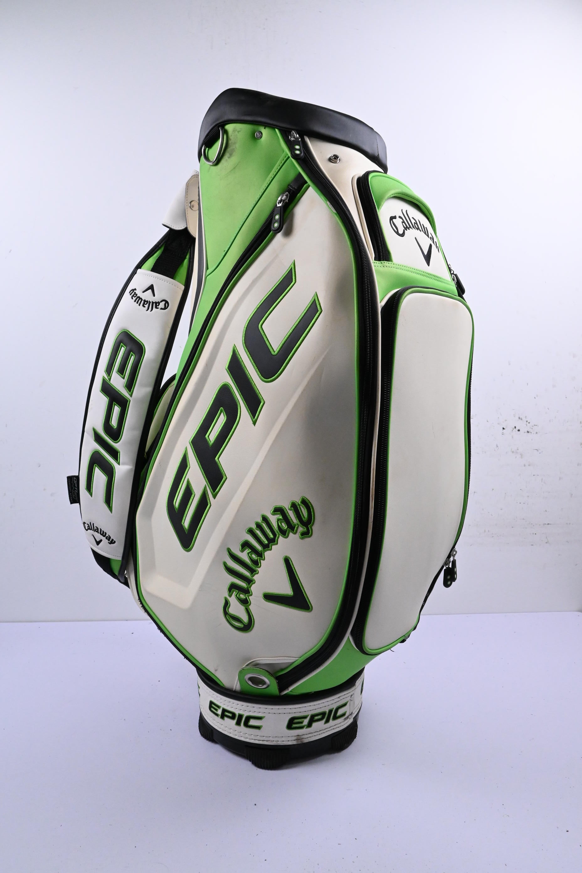 Callaway Epic Tour Bag / 6-Way Divider / White, Green & Black