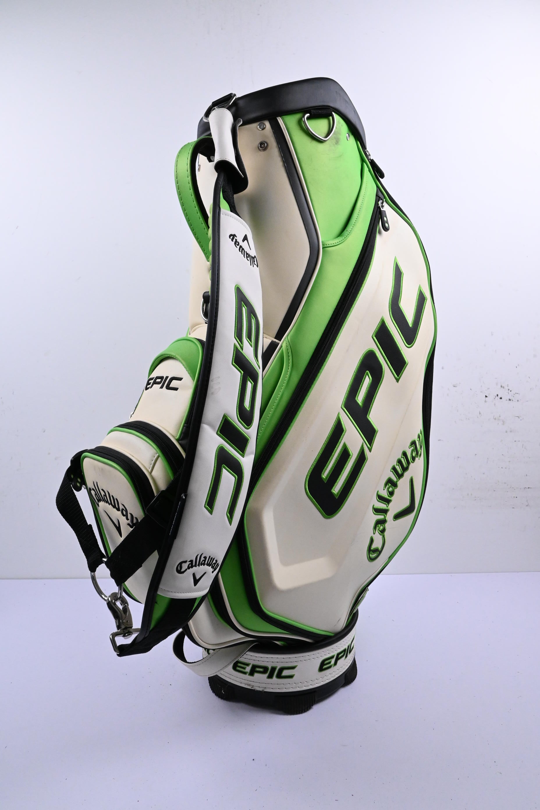 Callaway Epic Tour Bag / 6-Way Divider / White, Green & Black