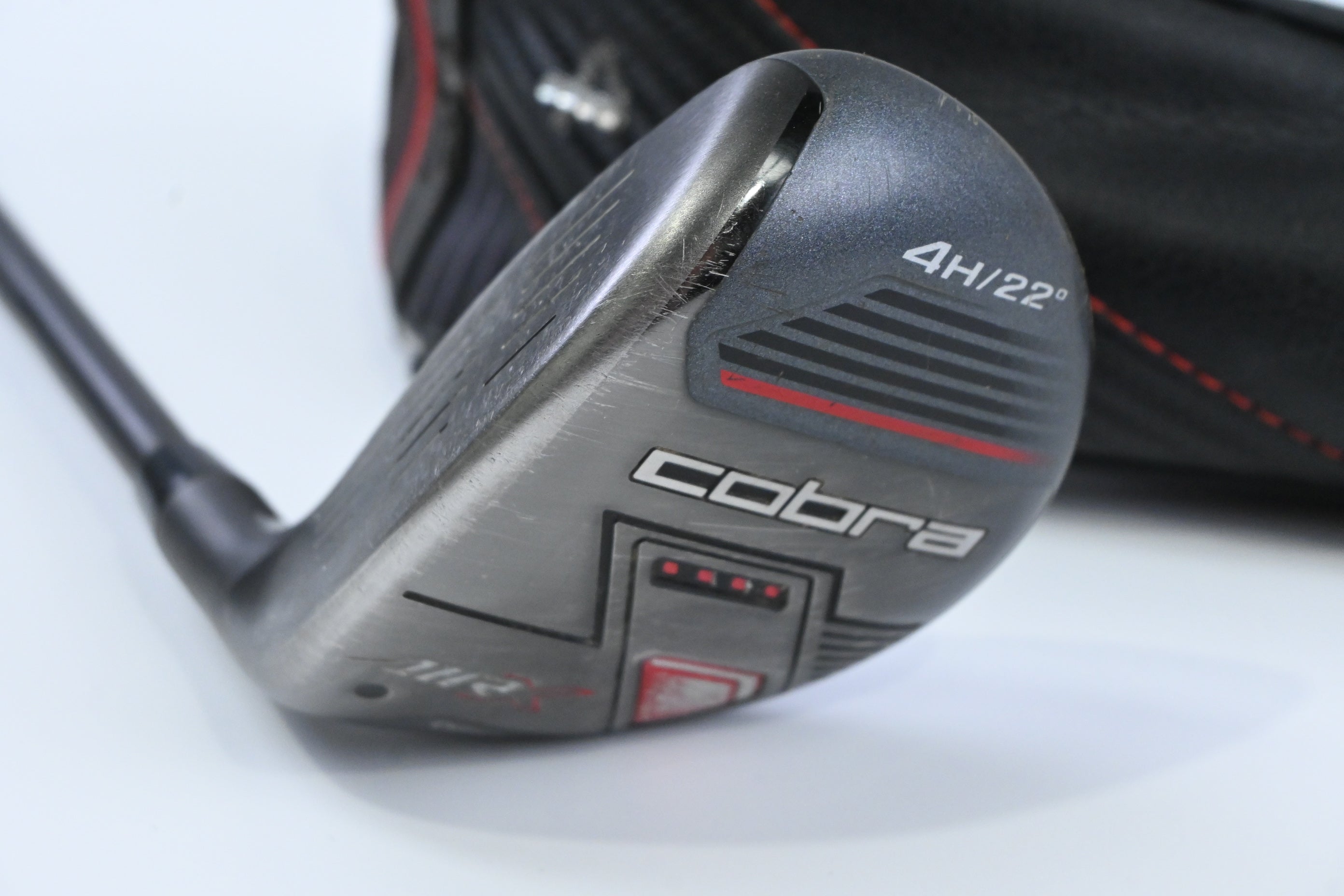 Left Hand Cobra Air-X #4 Hybrid / 22 Degree / Regular Flex Cobra Ultralite 50