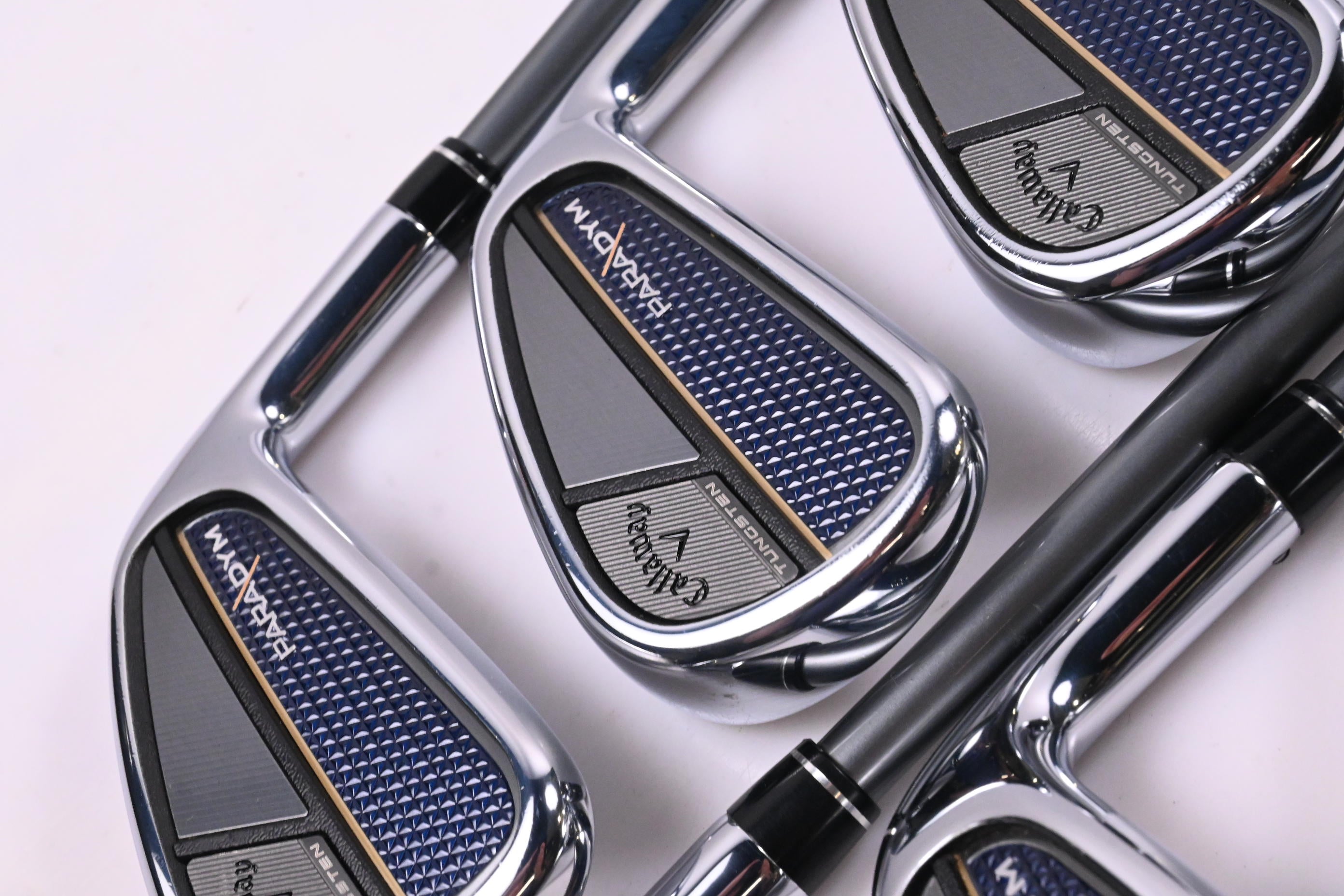 Callaway Paradym Irons / 5-PW / Regular Flex Hzrdus Gen4 Silver 65 Shafts