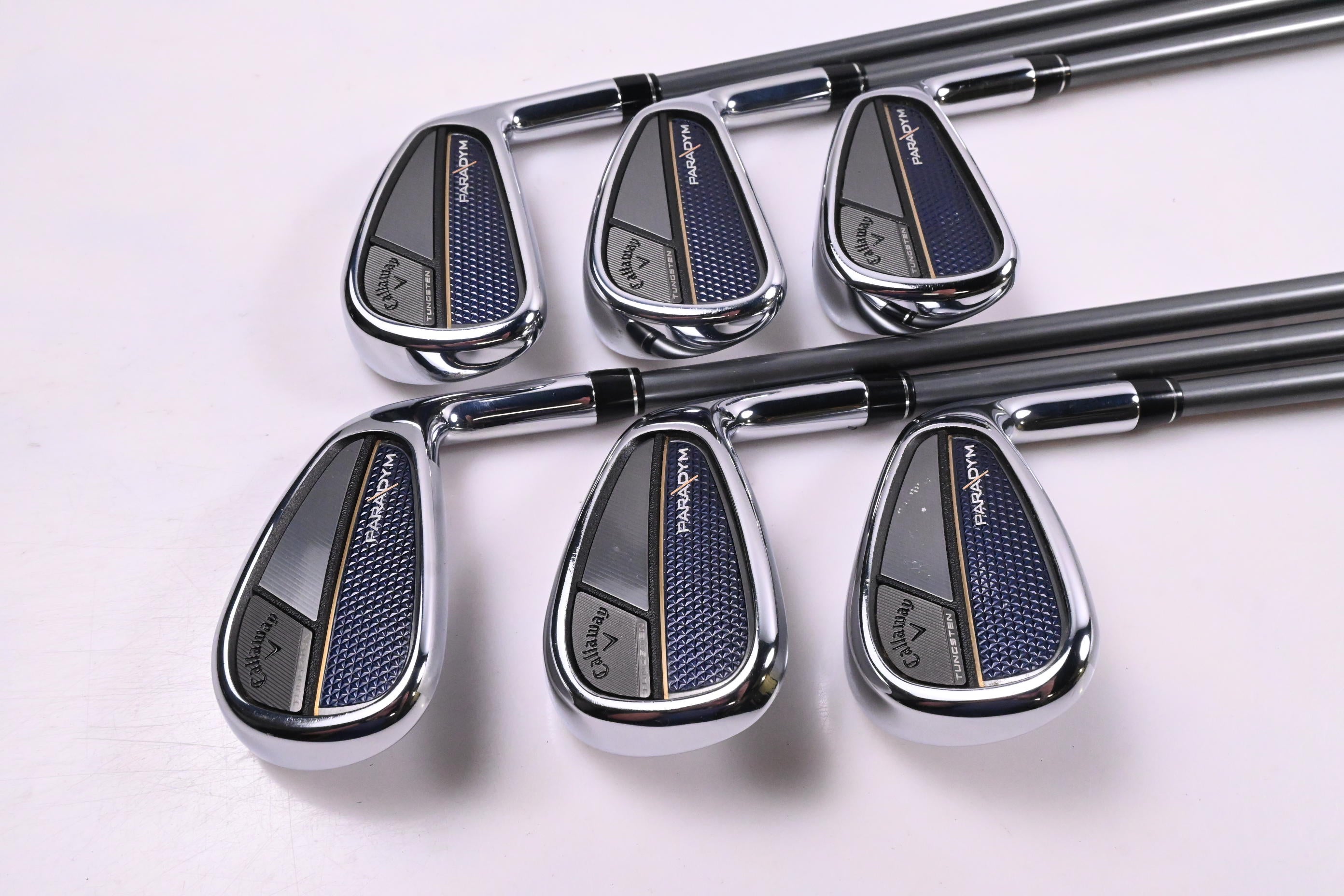 Callaway Paradym Irons / 5-PW / Regular Flex Hzrdus Gen4 Silver 65 Shafts
