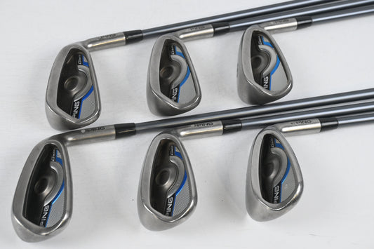 Ping GMax Irons / 6-PW+SW / Silver Dot / Regular Flex Ping CFS 70 Shafts