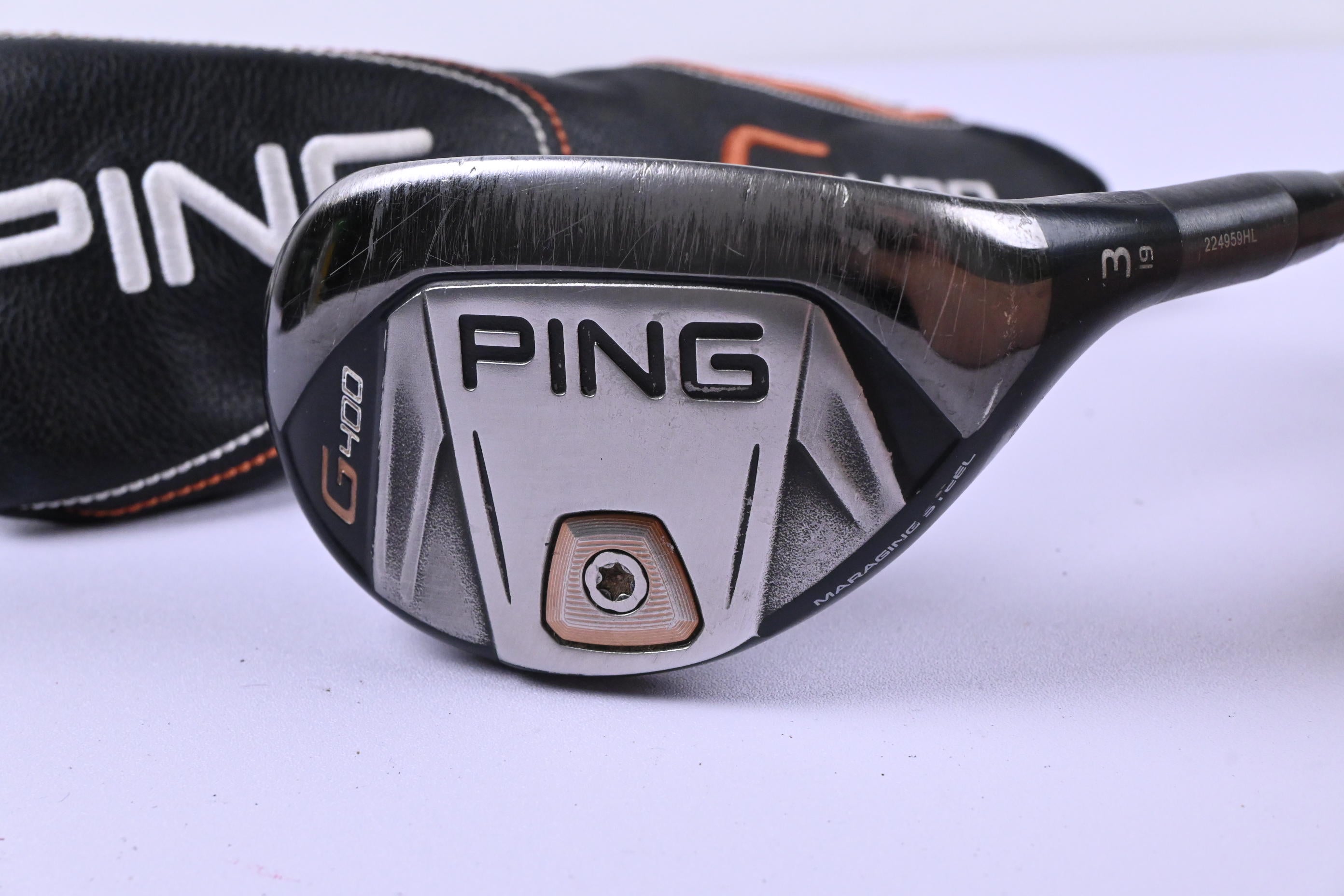 Ping G400 #3 Hybrid / 19 Degree / Regular Flex Ping Alta CB 70 Shaft