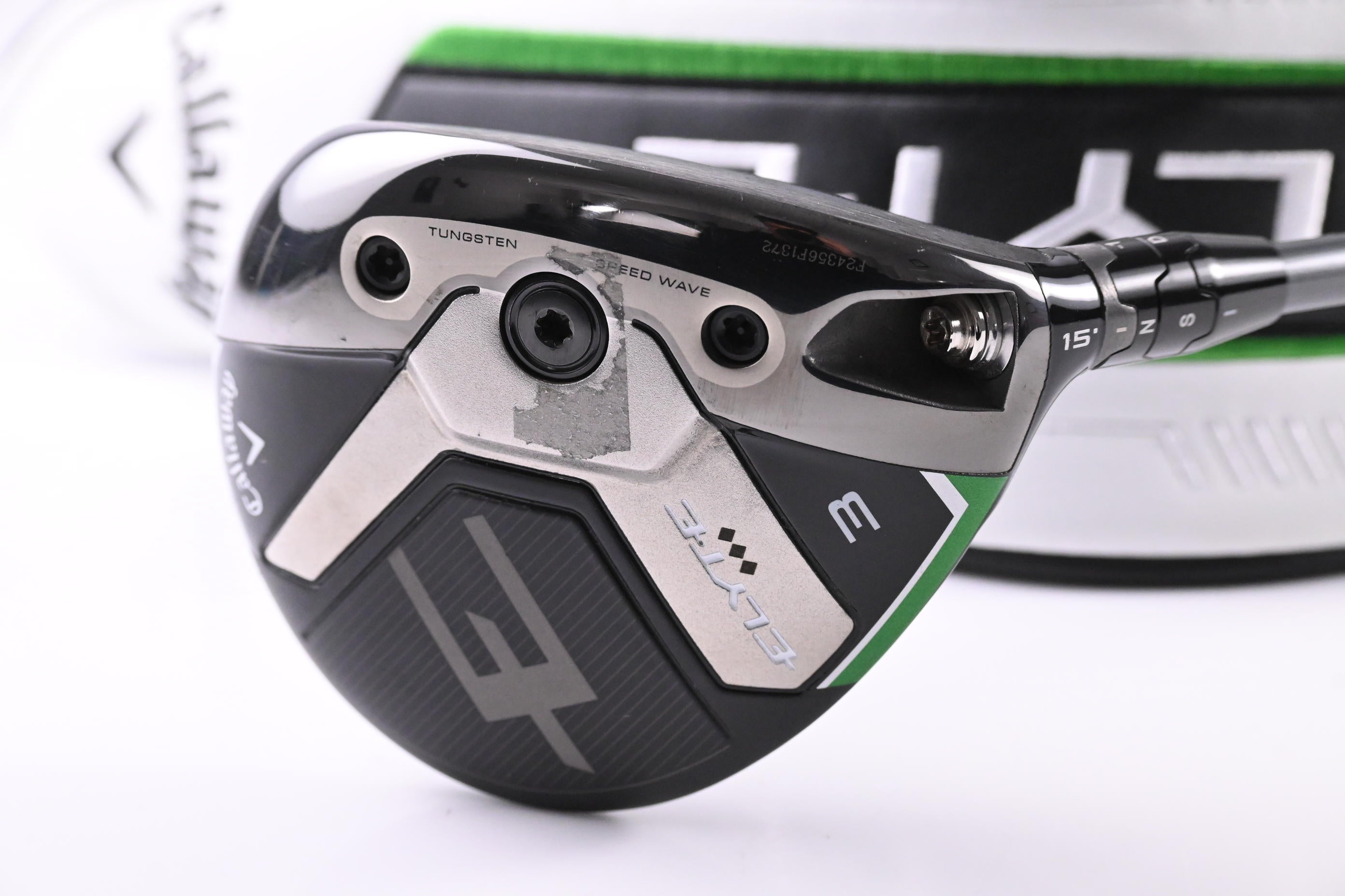 Callaway Elyte Triple Diamond #3 Wood / 15 Degree / Stiff Flex Denali Charcoal