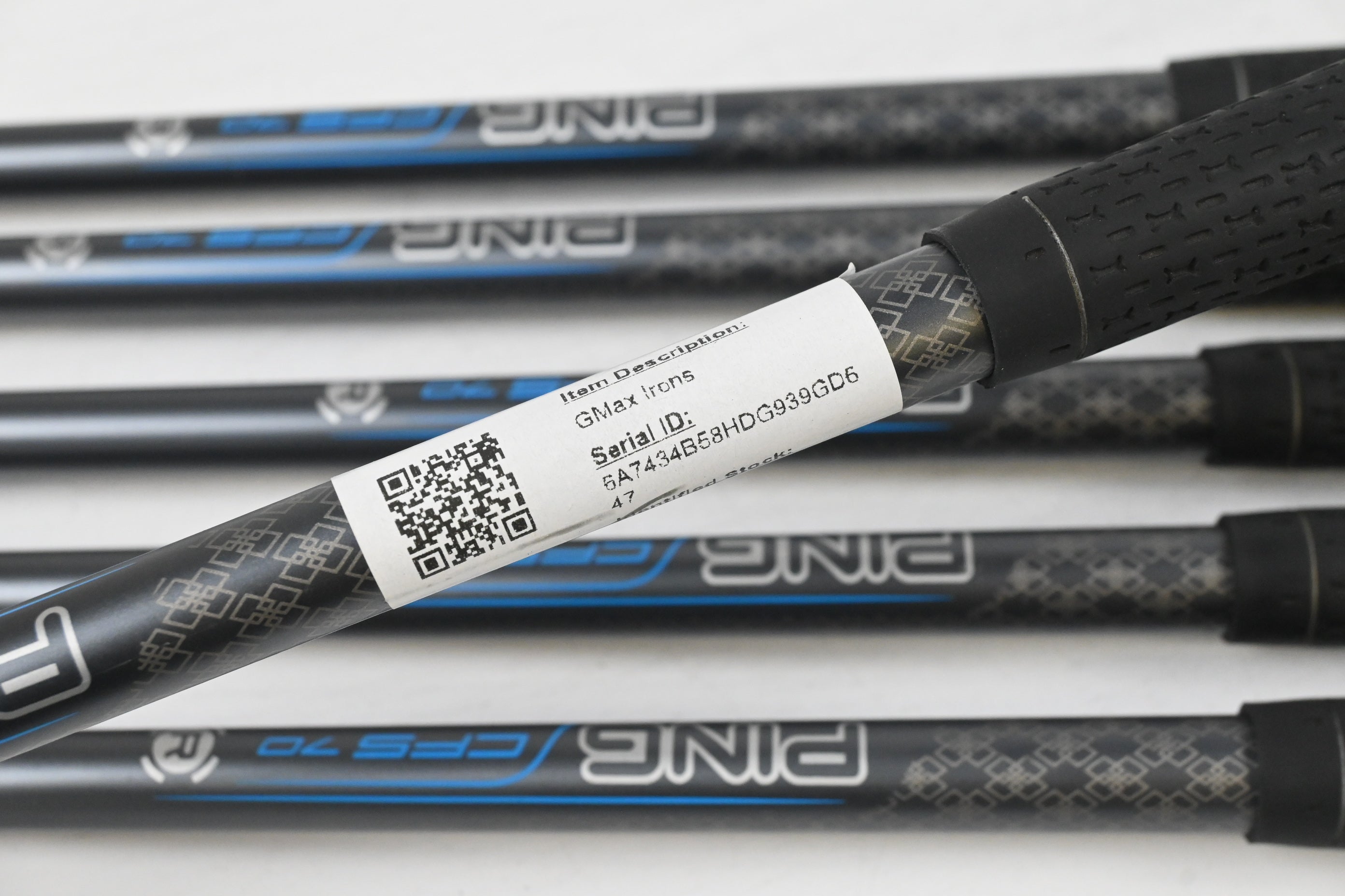 Ping GMax Irons / 6-PW+SW / Silver Dot / Regular Flex Ping CFS 70 Shafts