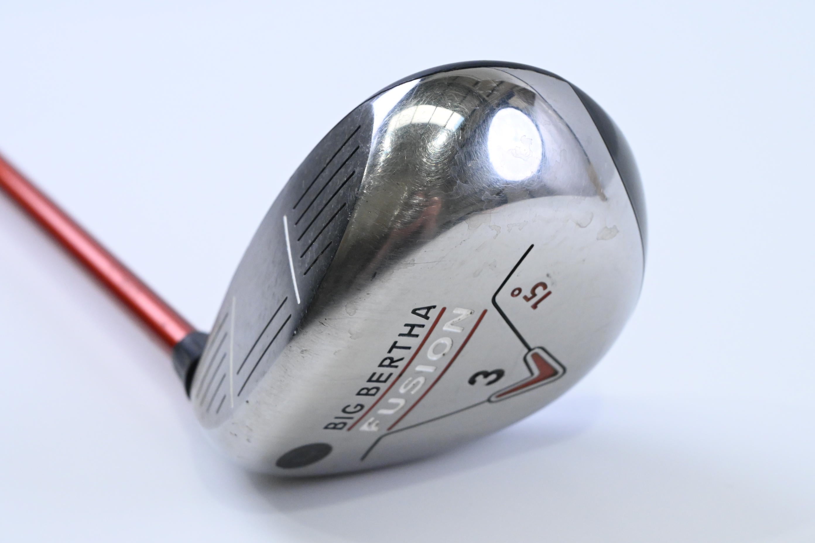 Left Hand Callaway Big Bertha Fusion #3 Wood / 15 Degree / Regular Flex Aldila