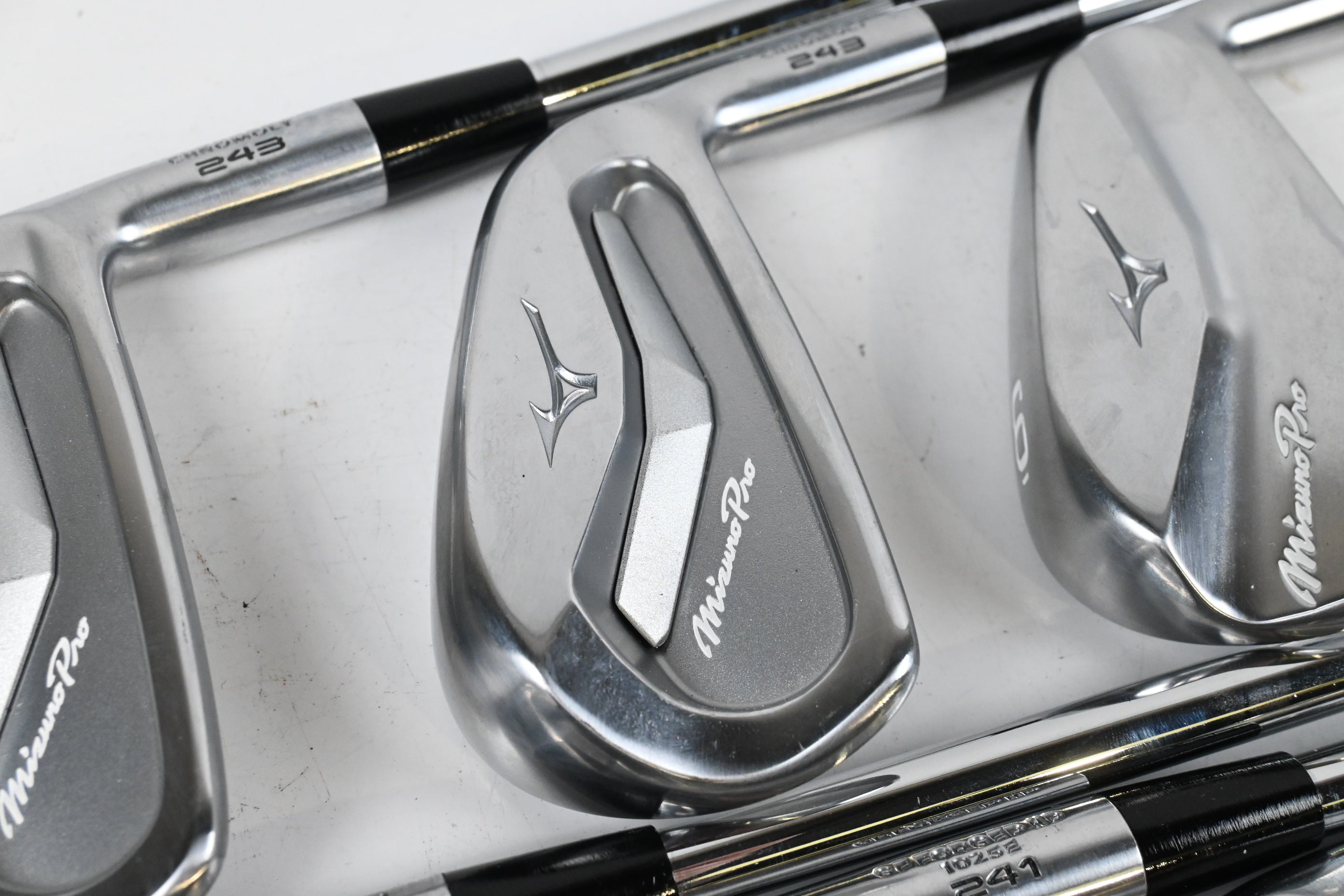 Mizuno Pro 241/243 Combo Irons / 4-PW / X-Flex Steel Shafts